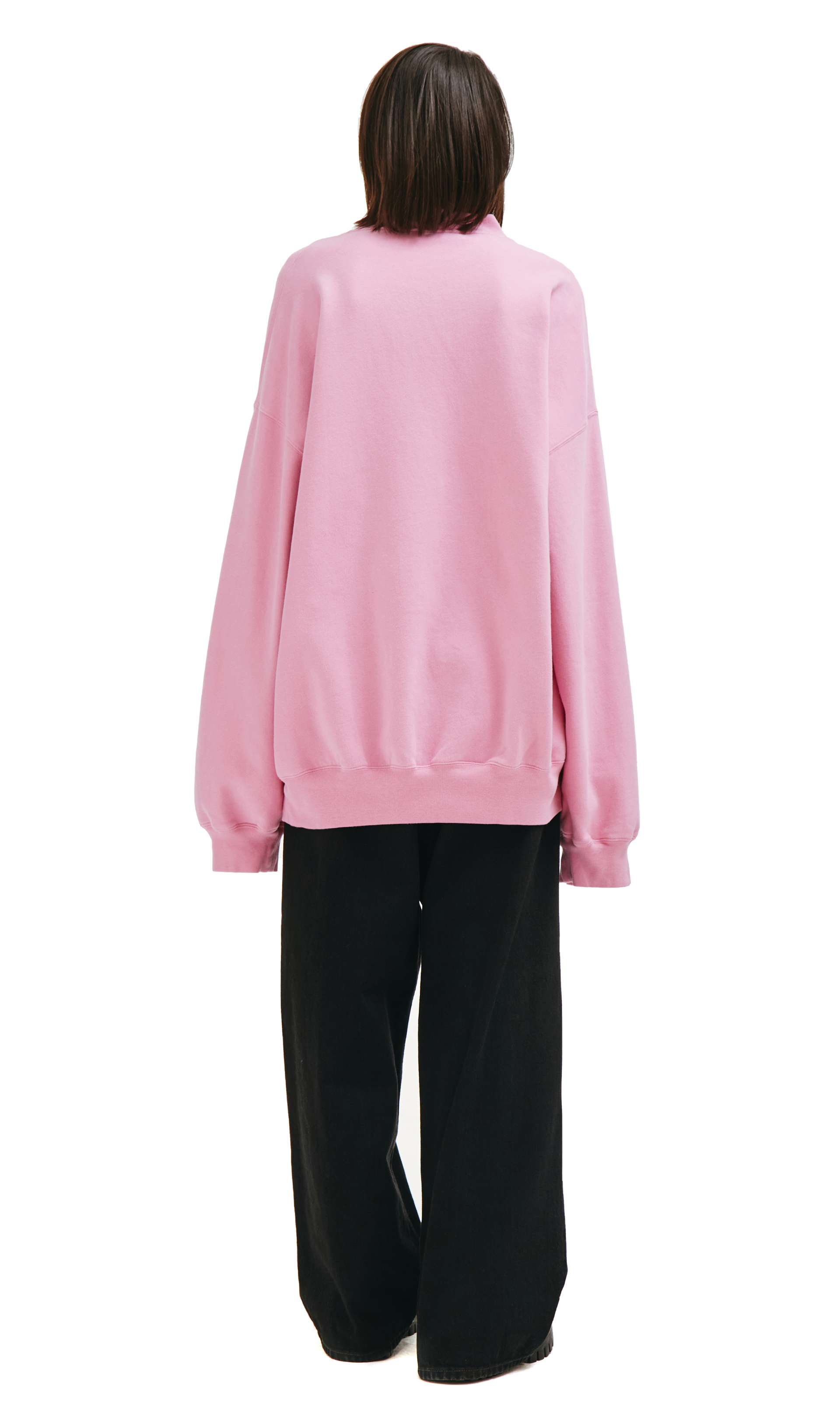 Balenciaga Pink \'Gay Pride\' Embroided Sweatshirt