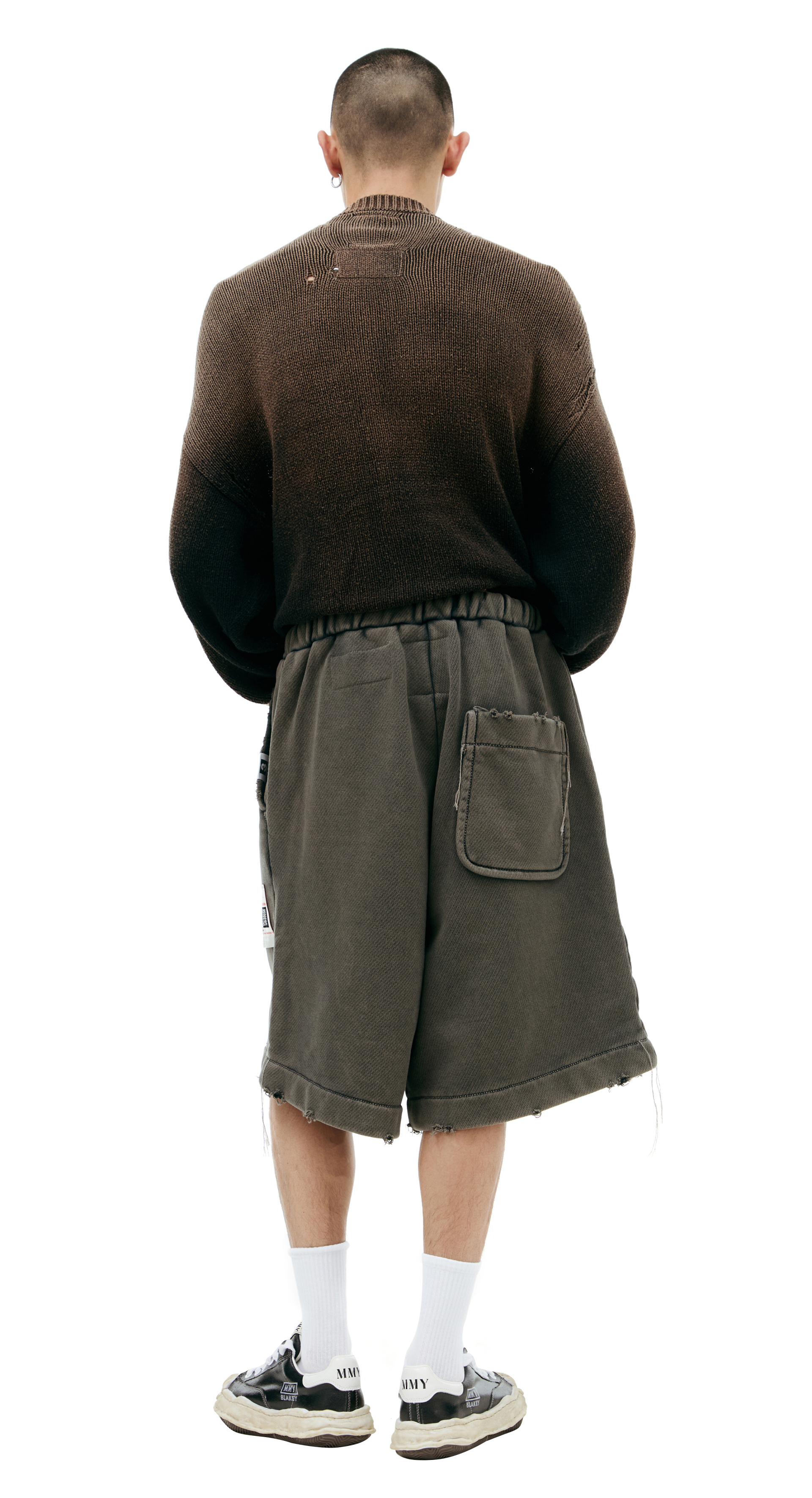 Maison Mihara Yasuhiro Cotton patch shorts