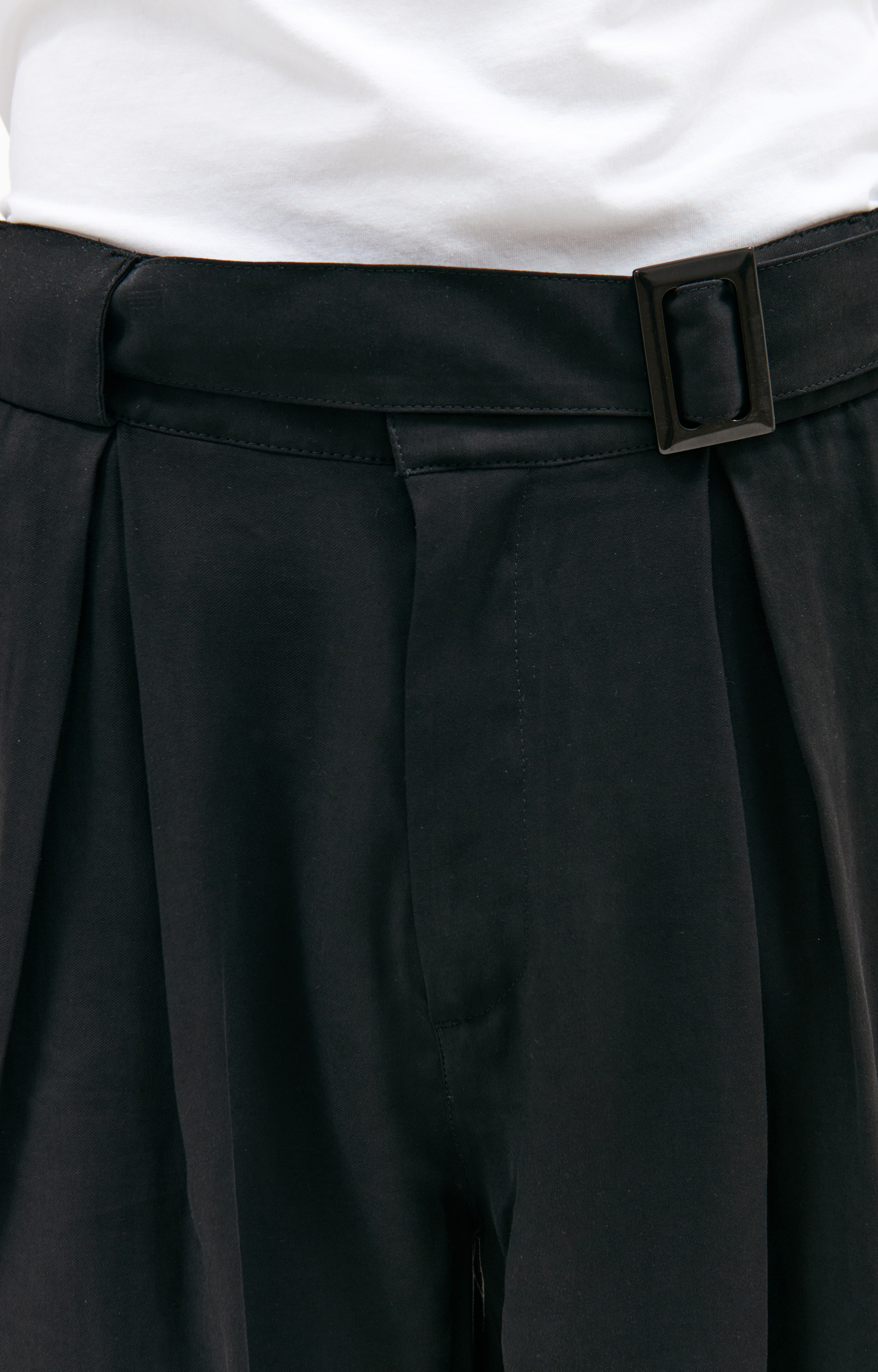 LOUIS GABRIEL NOUCHI Wide trousers with belt