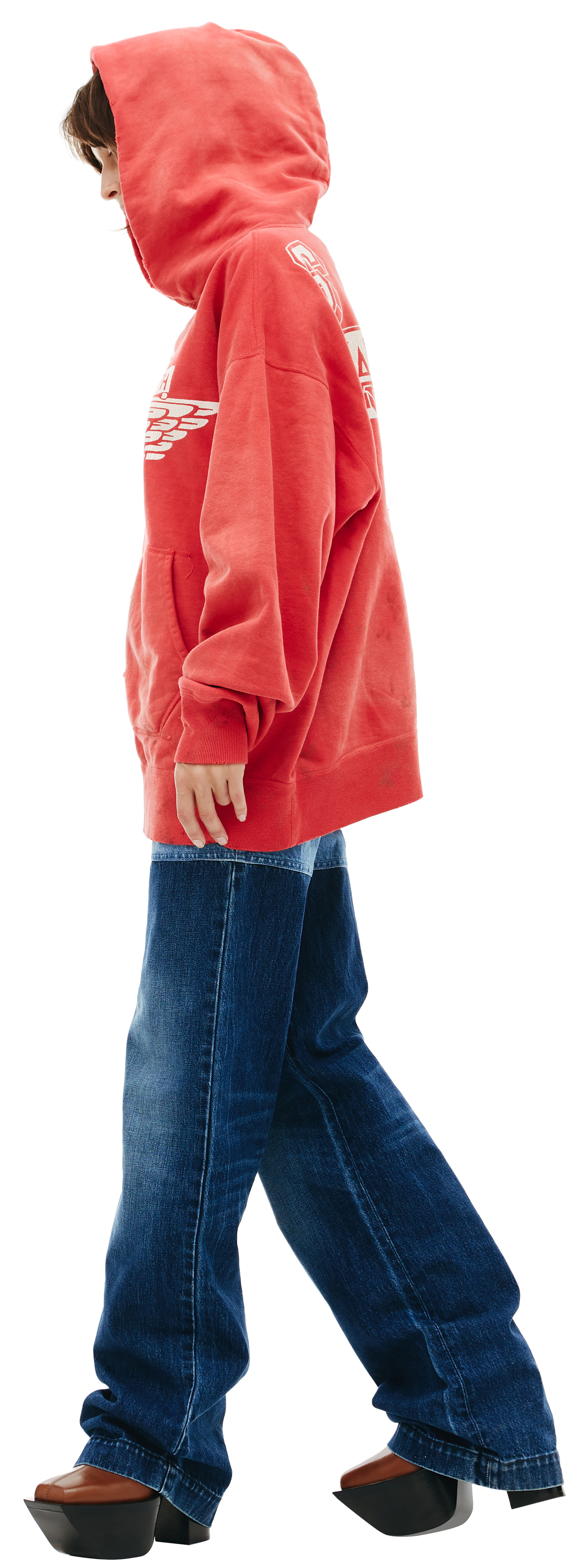 Saint Michael Faded printed hoodie