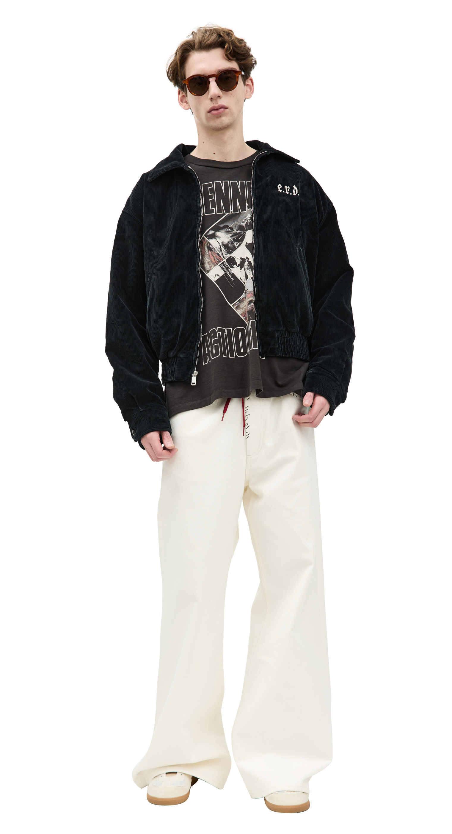 Enfants Riches Deprimes Embroidered Corduroy Jacket