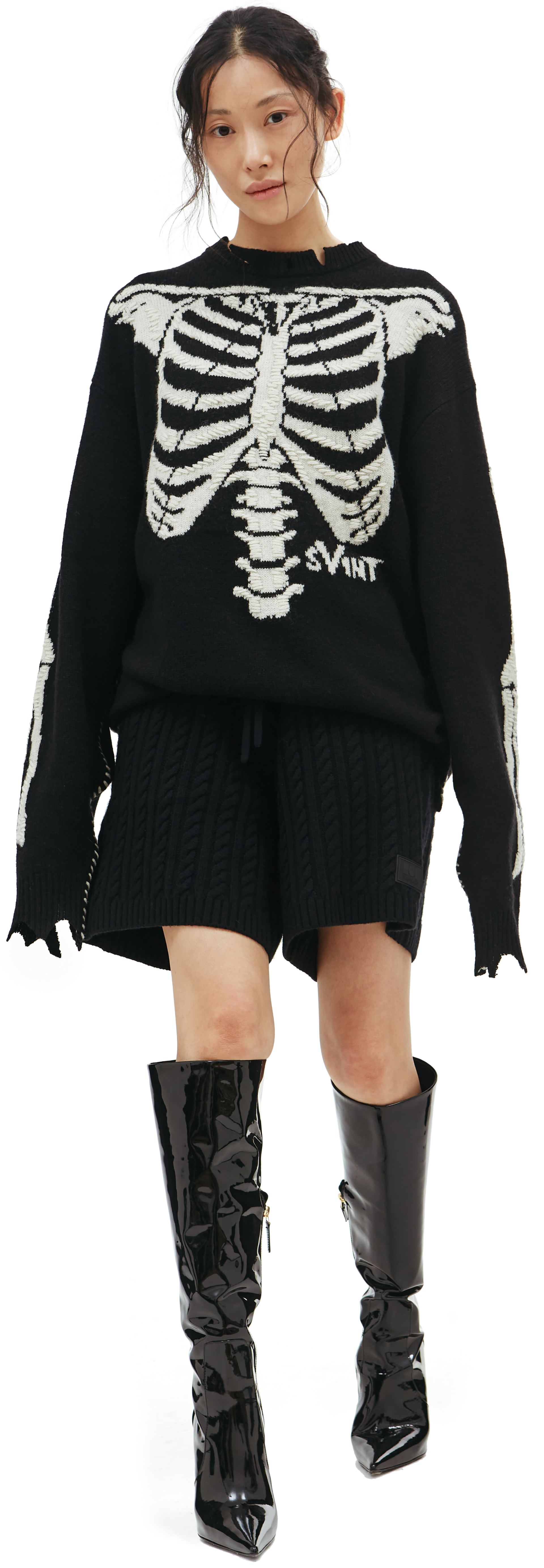 Saint Michael Saint Michael x VLONE wool sweater