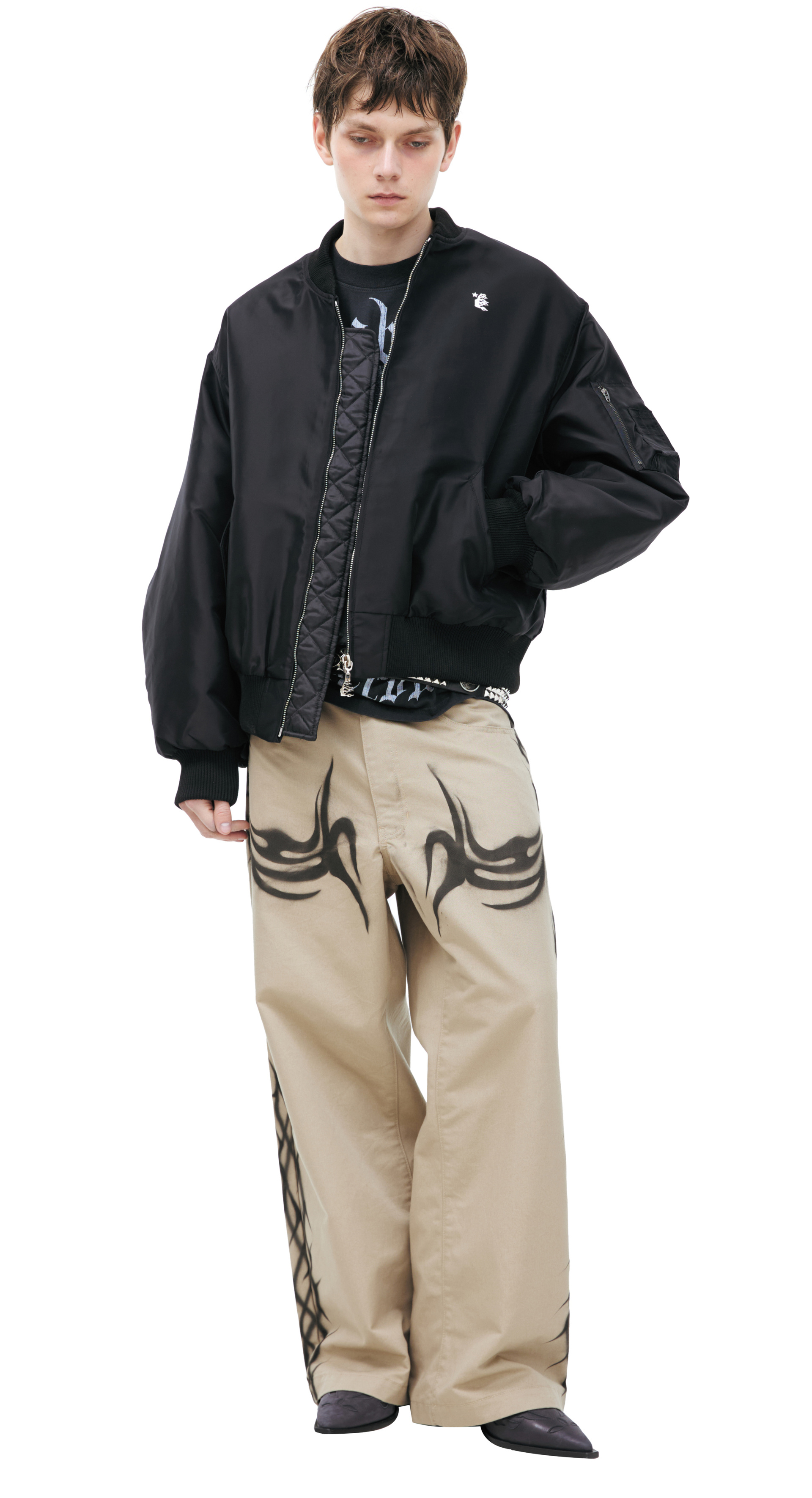 Hellstar Basic bomber jacket with logo