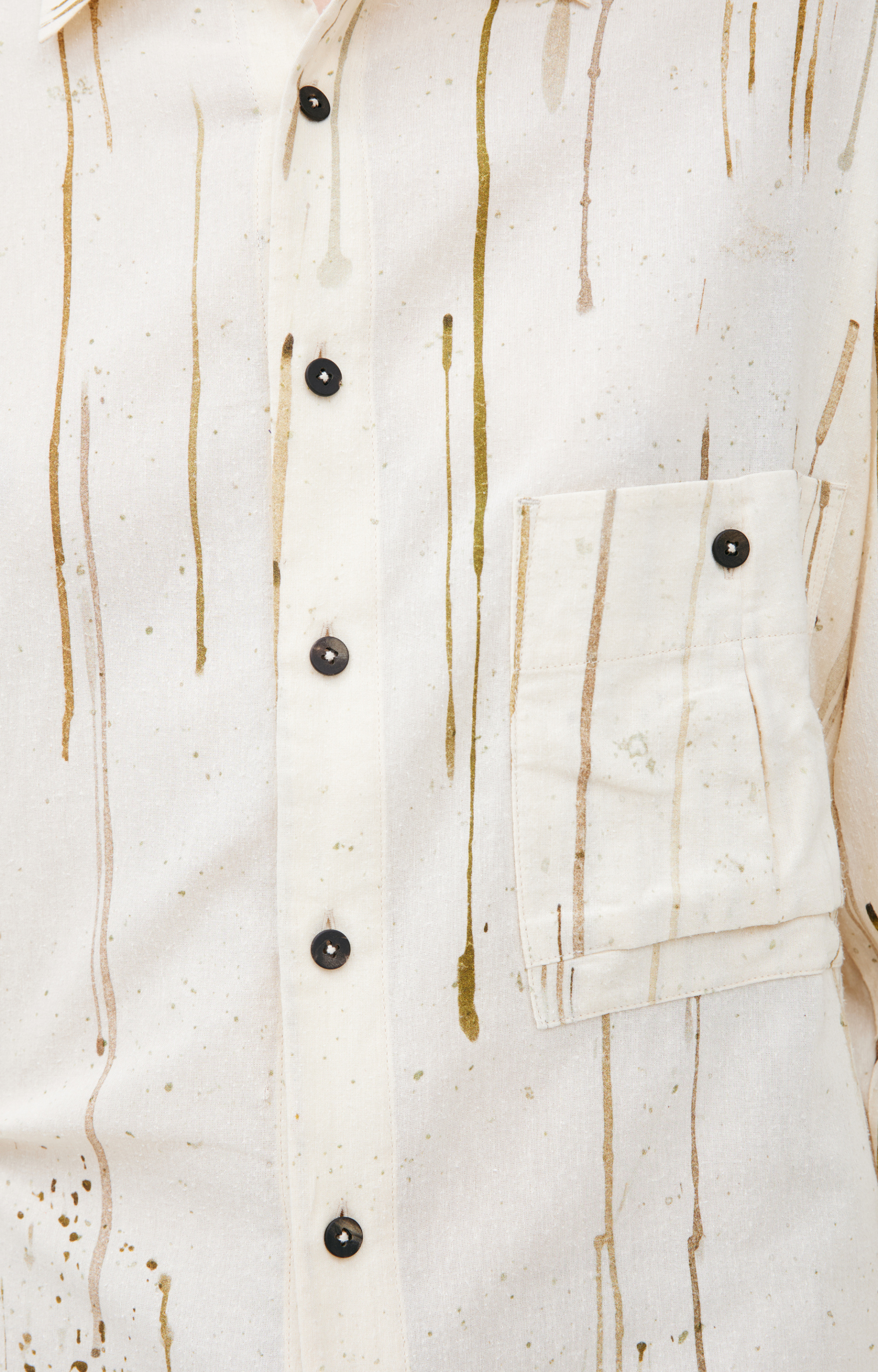 Ziggy Chen Cotton & Linen Shirt