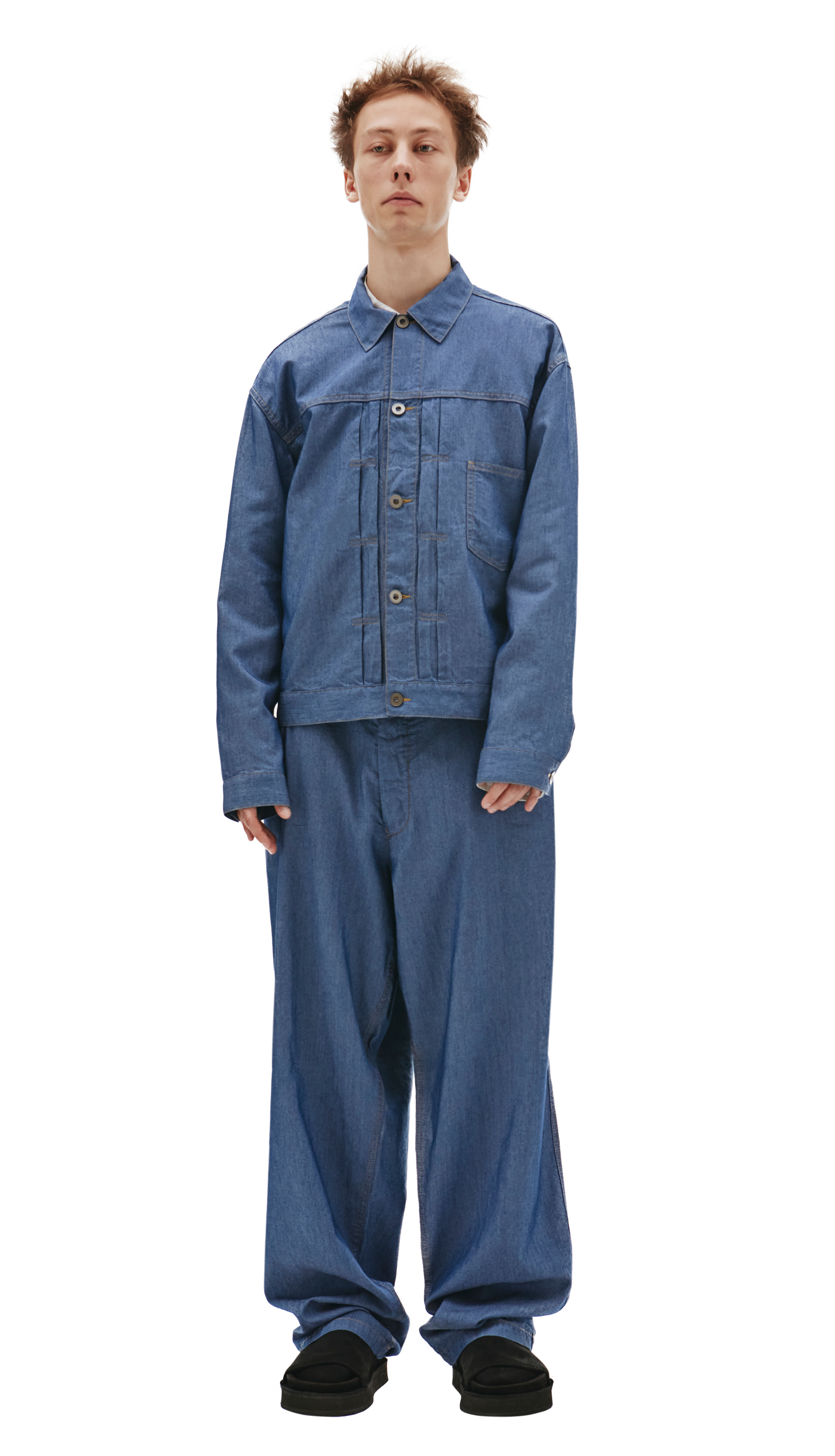 Maison Margiela Blue Button Down Jacket