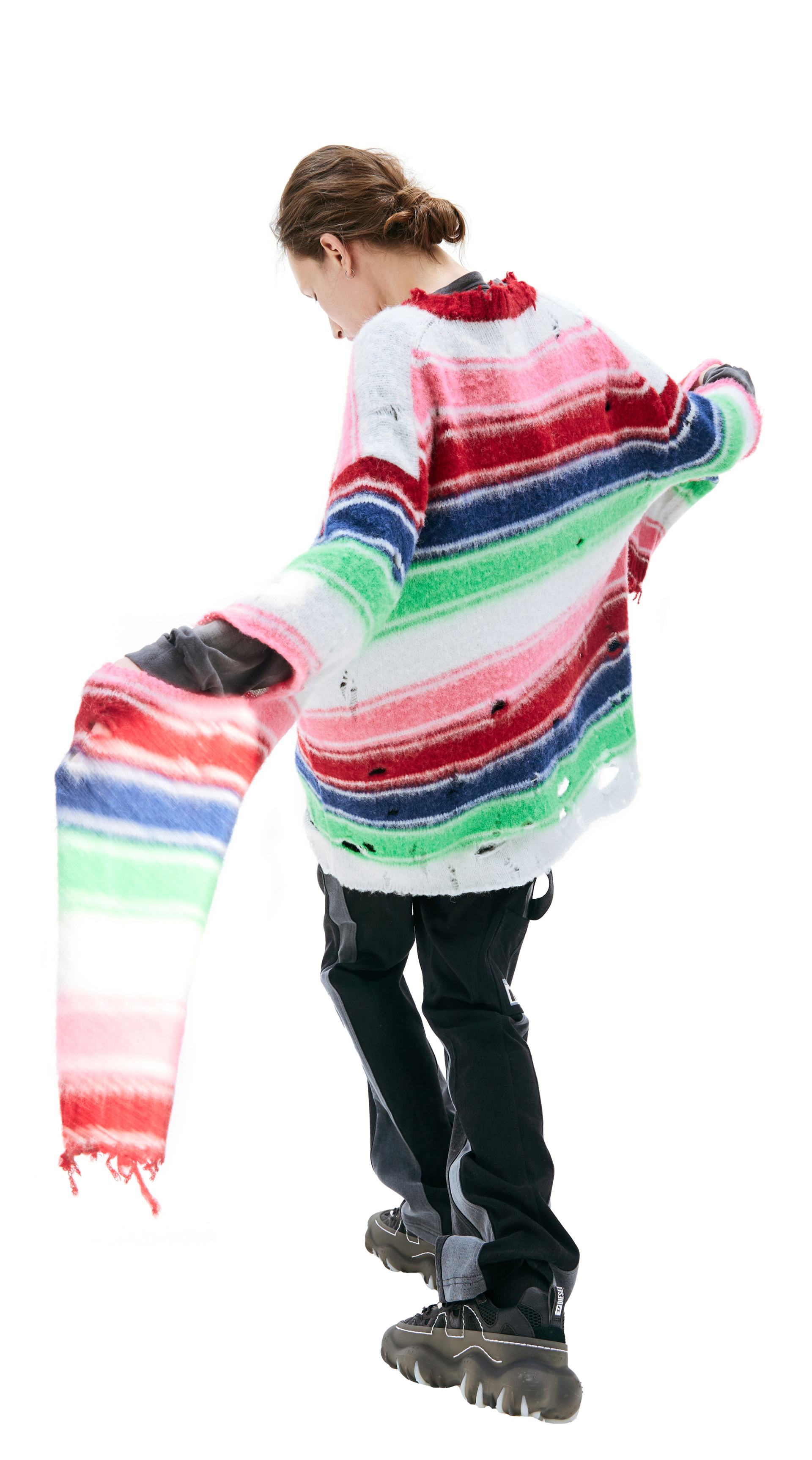 Doublet Stripe oversized sweater