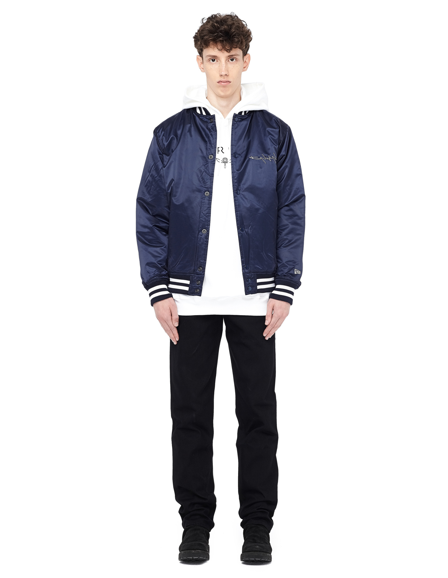 Yohji Yamamoto New Era Printed Bomber Jacket
