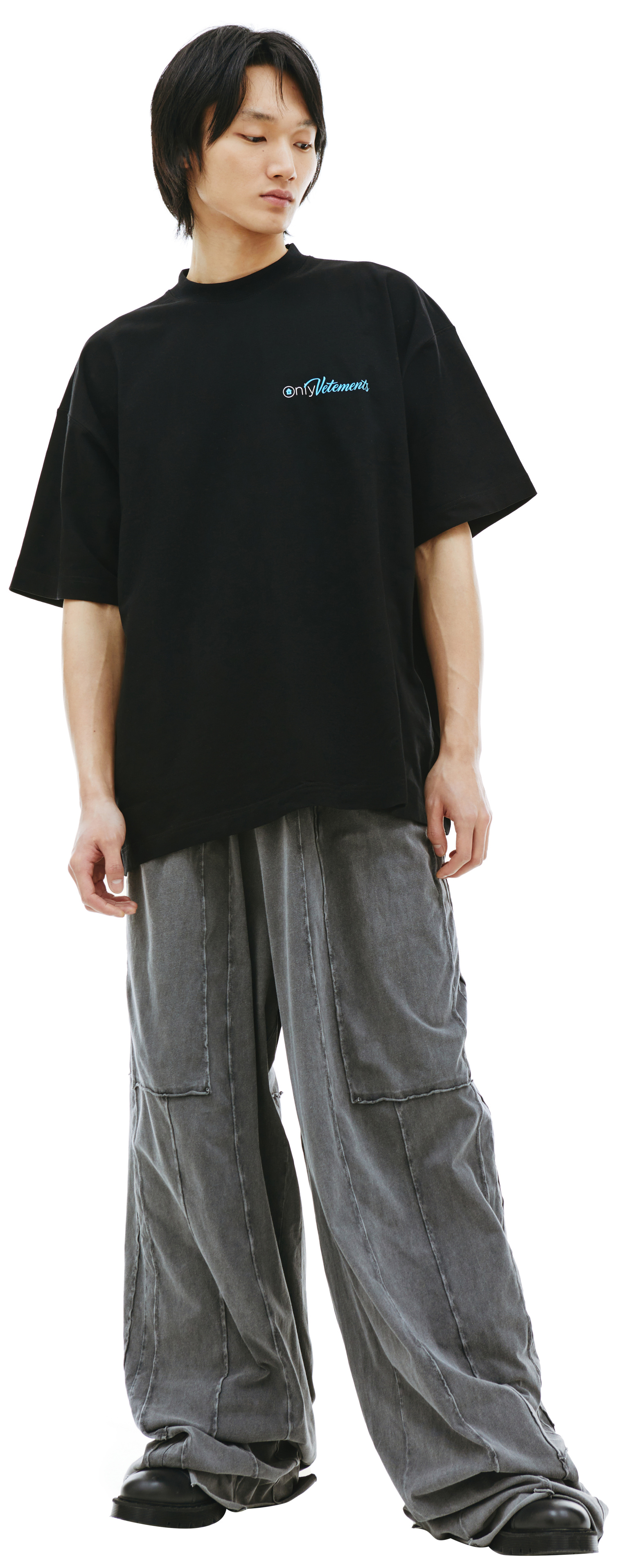VETEMENTS Black \'Only Vetements\' T-Shirt