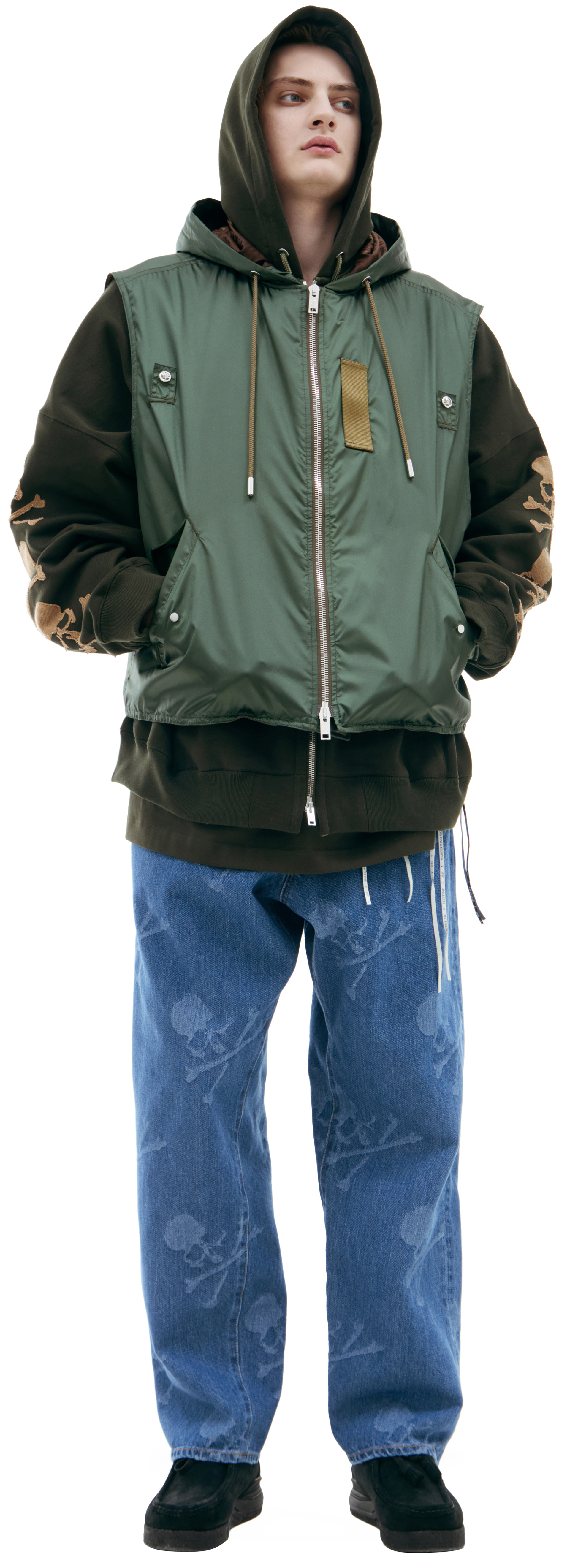 Mastermind WORLD Vest with hood