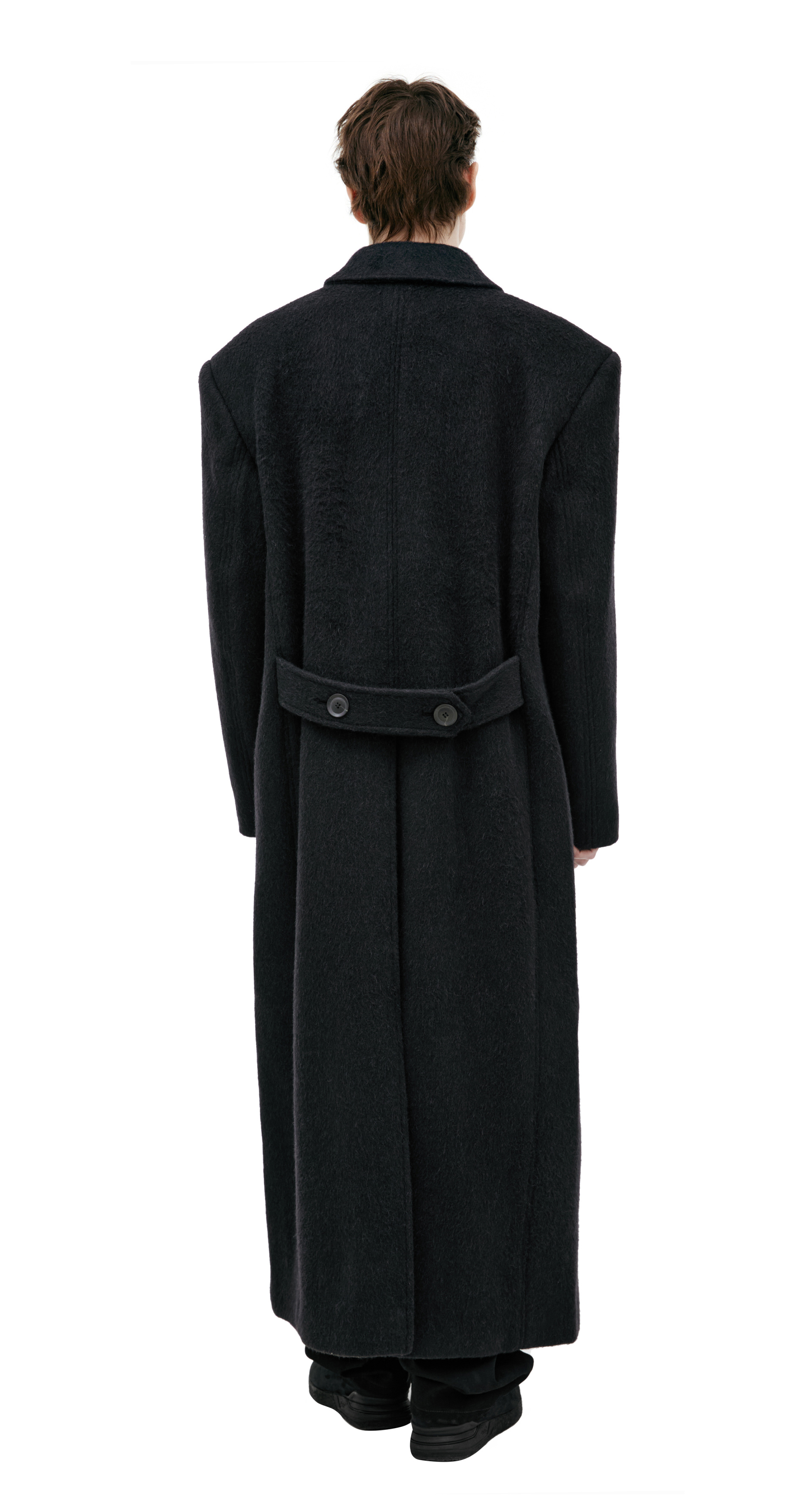 LOUIS GABRIEL NOUCHI Double-breasted wool coat