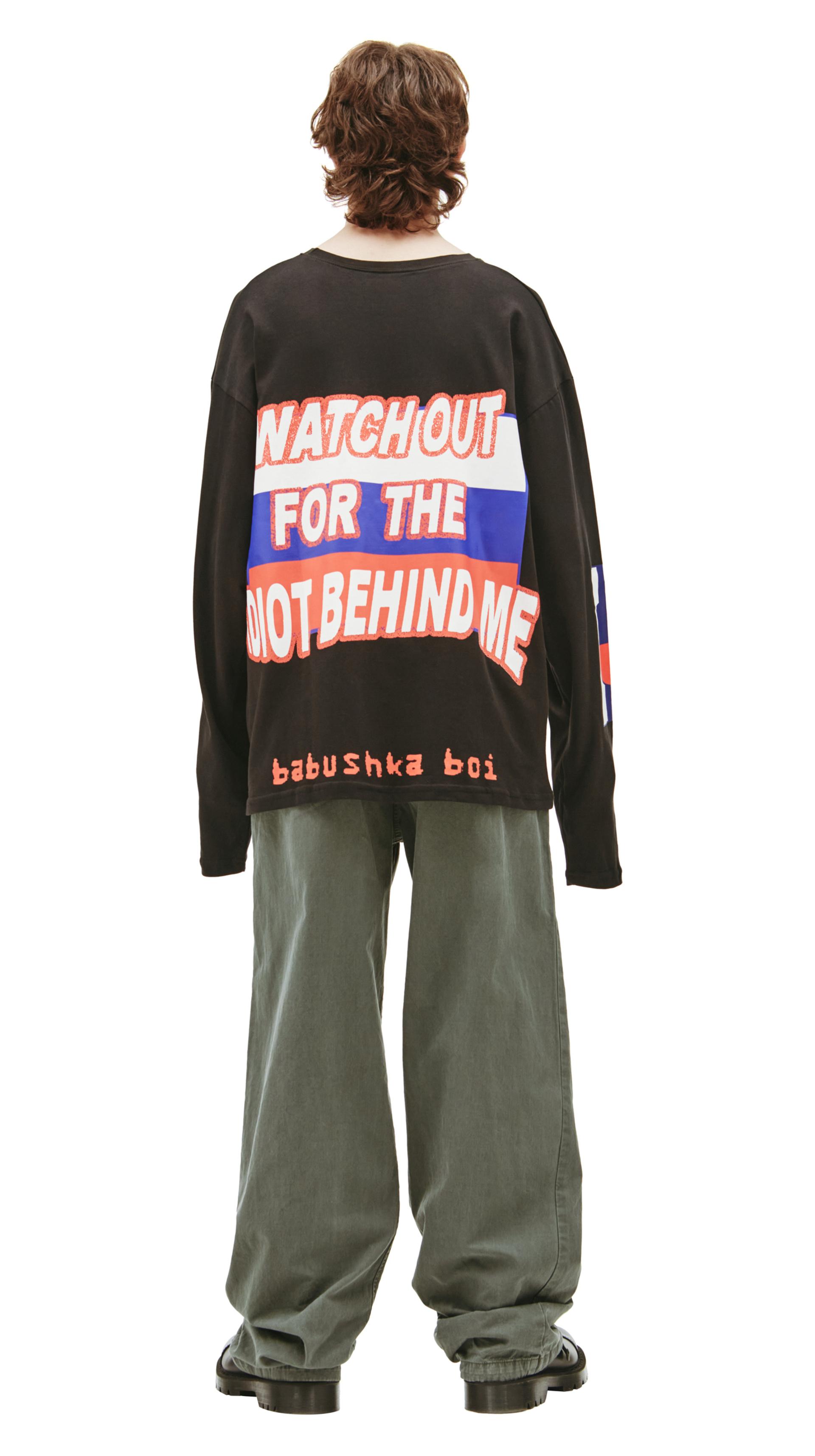 AWGE WATCH OUT black Longsleeve