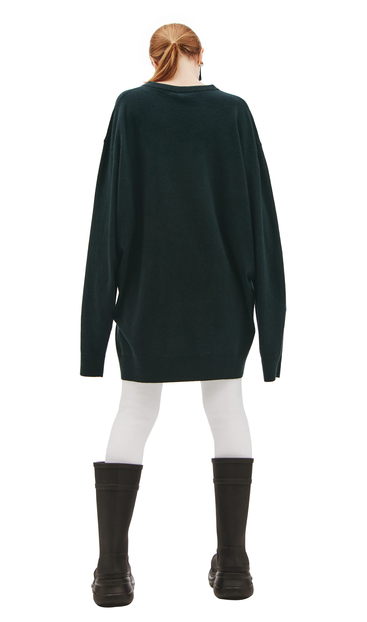 Balenciaga Oversized Cashmere V-Neck