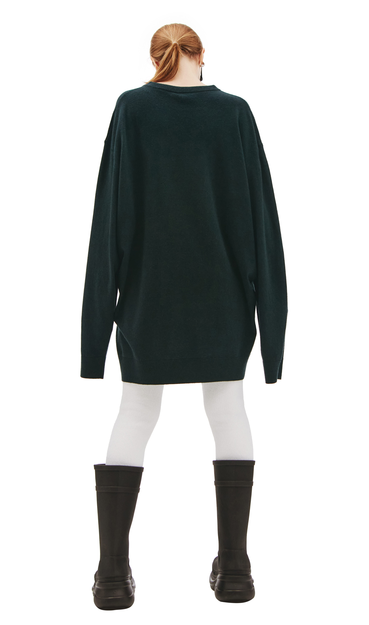 Balenciaga Кашемировый свитер с V-образным вырезом