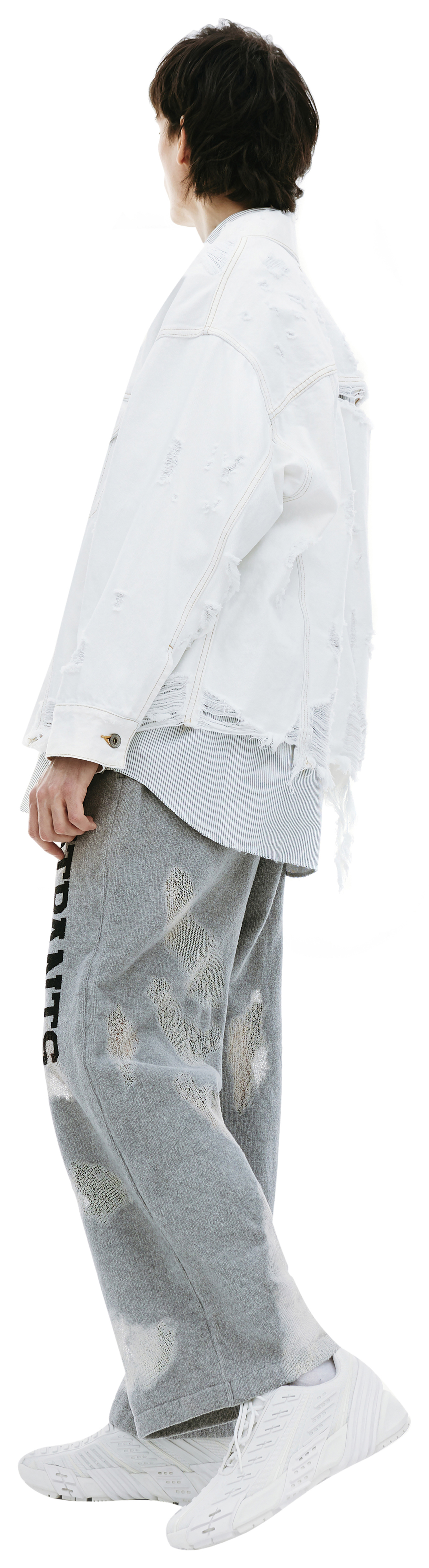 Doublet Distressed denim jacket