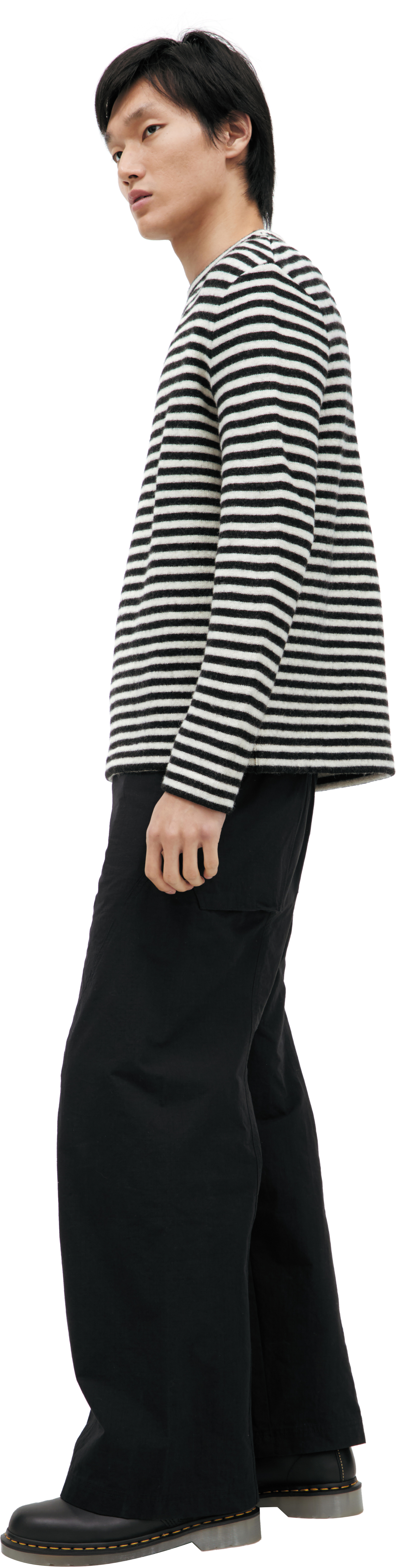 Jil Sander Multistripe wool sweater