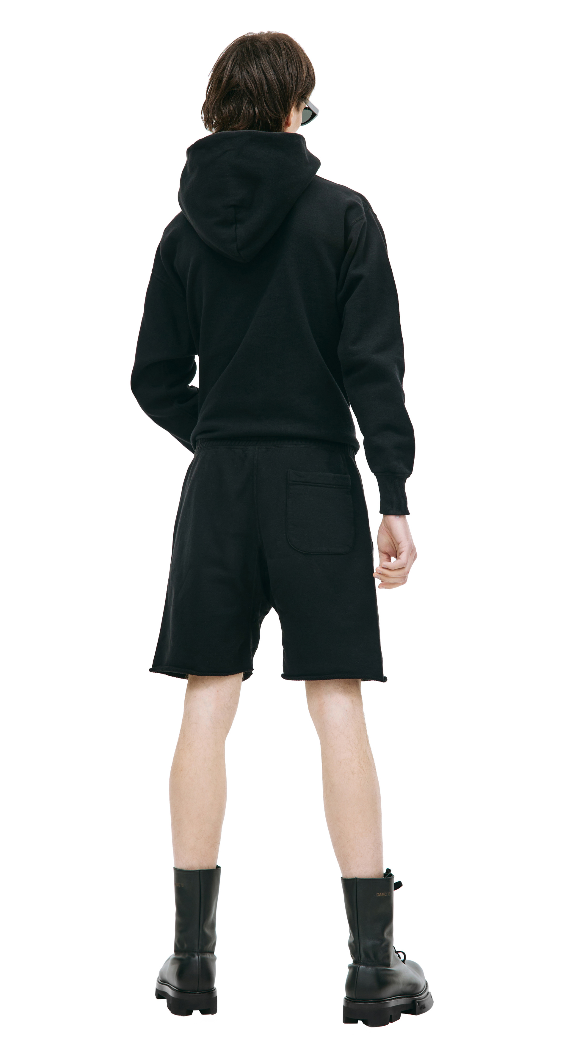 Saint Michael Cotton Logo shorts