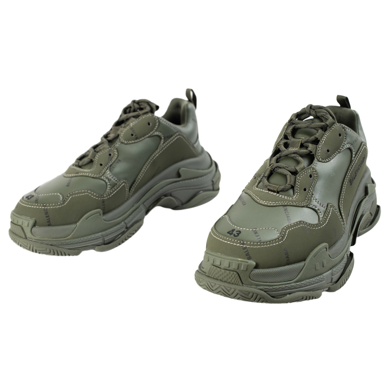 Balenciaga shoes men green online