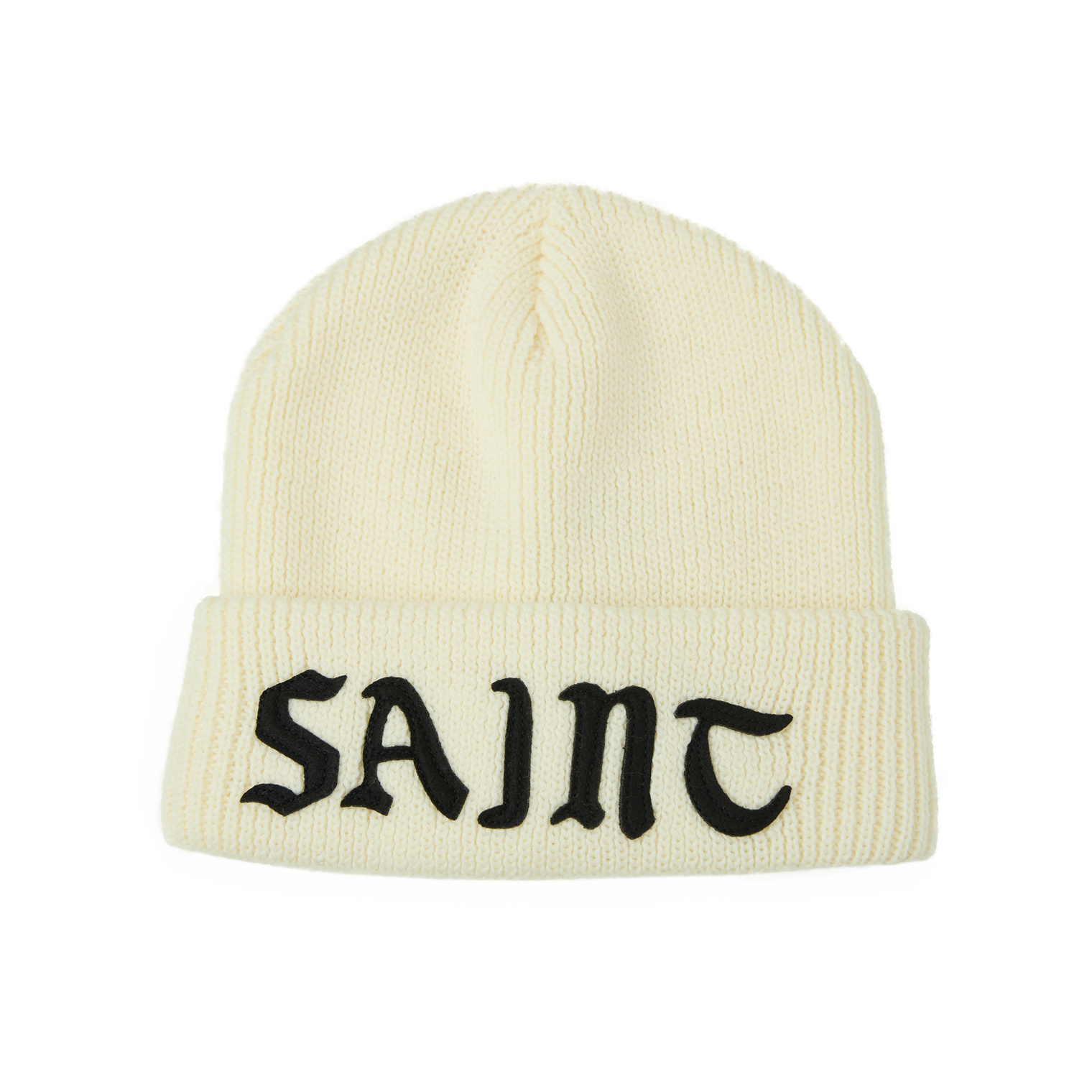 Saint Mxxxxxx White wool beanie