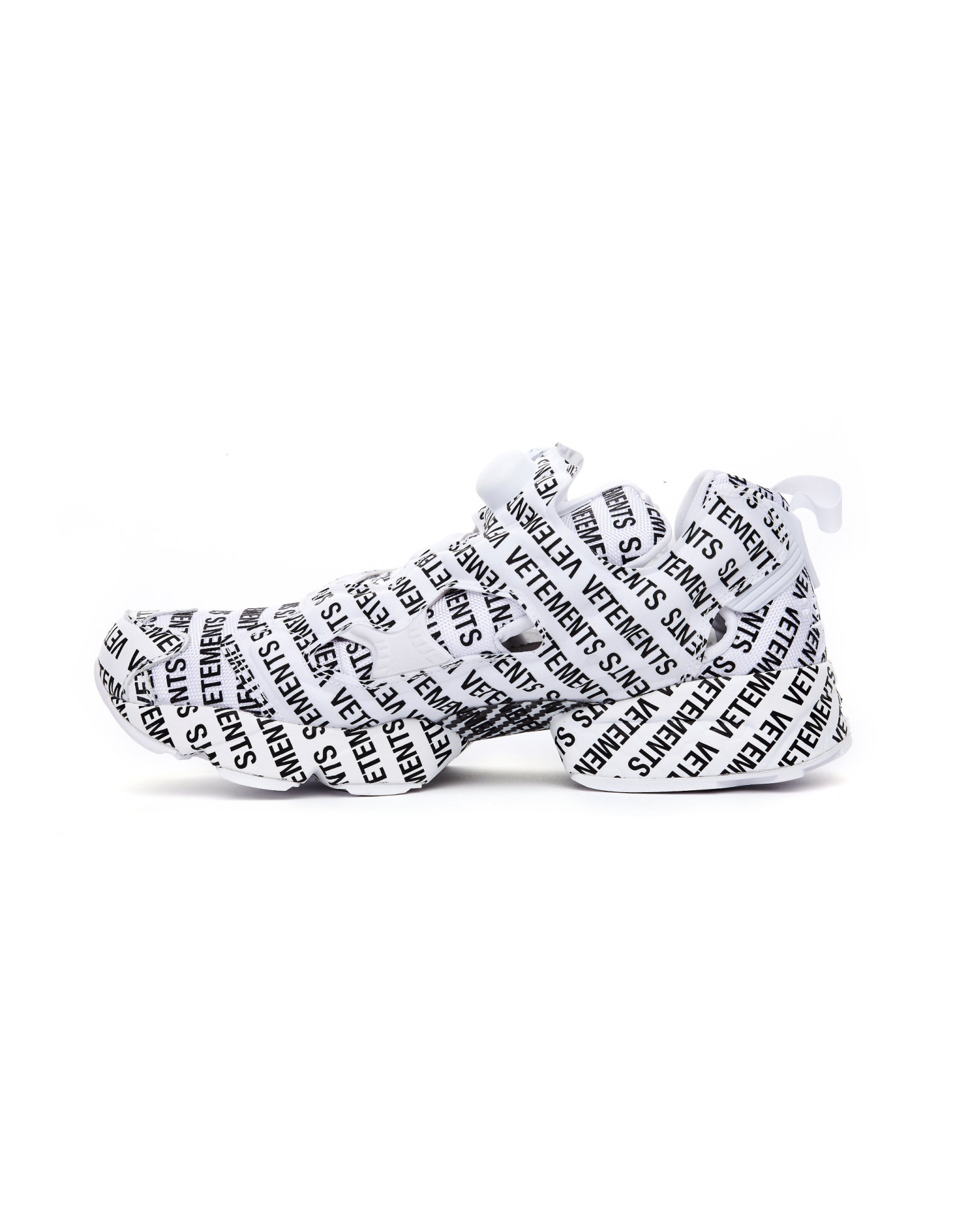 VETEMENTS Белые кроссовки Reebok Insta Pump Fury