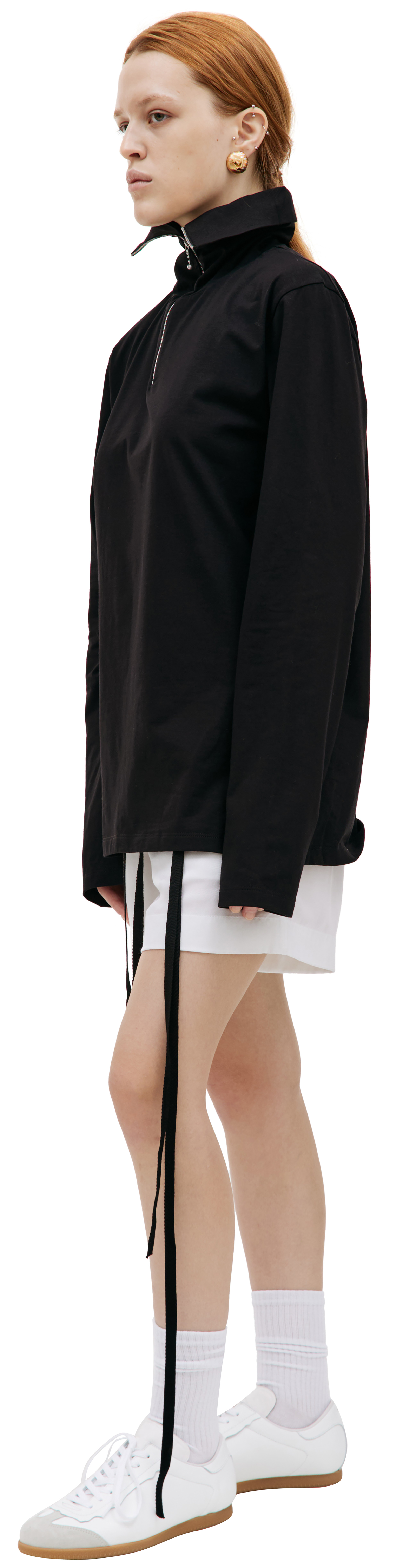 Jil Sander Zipped cotton longsleeve