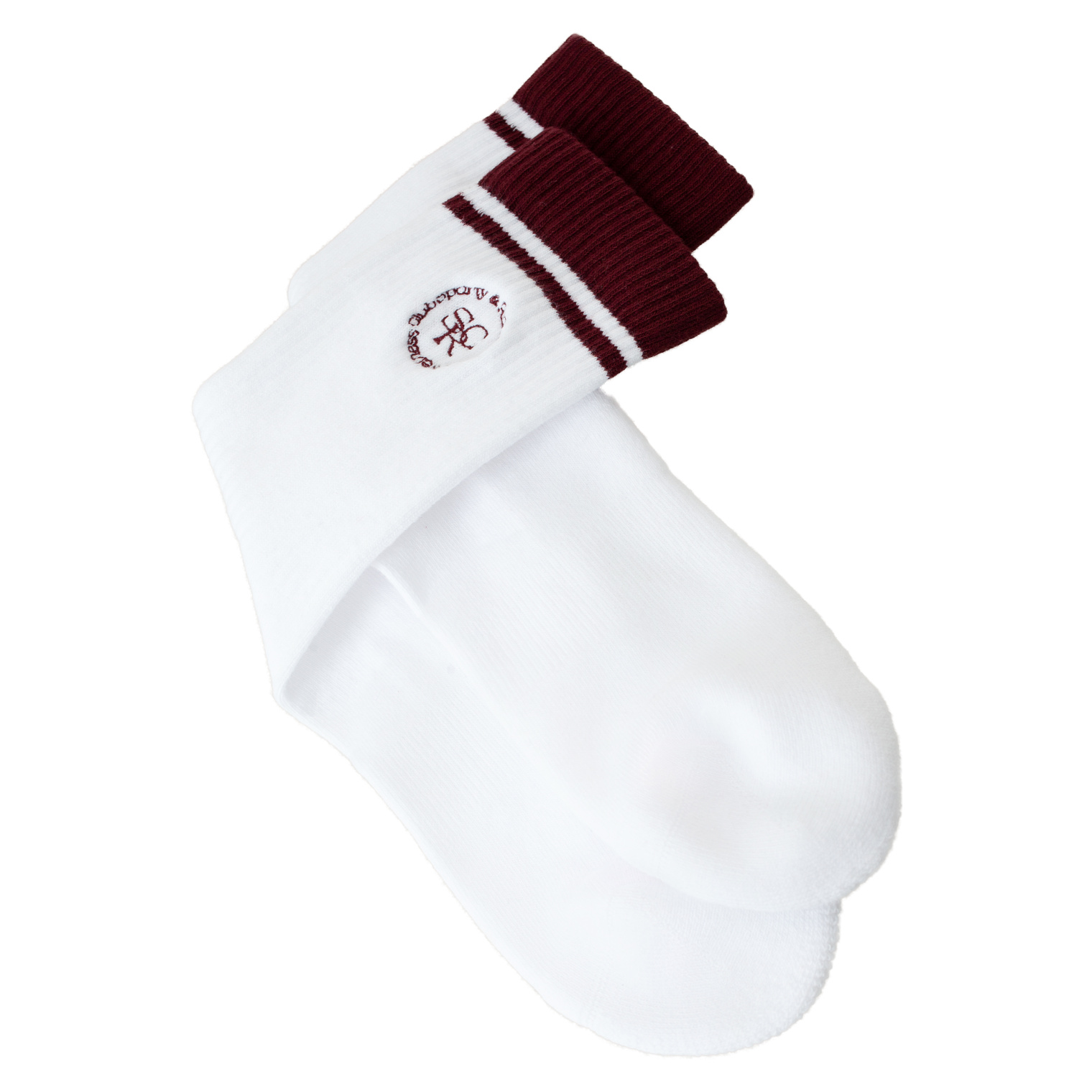 SPORTY & RICH Белые носки с вышивкой \'SRC\'