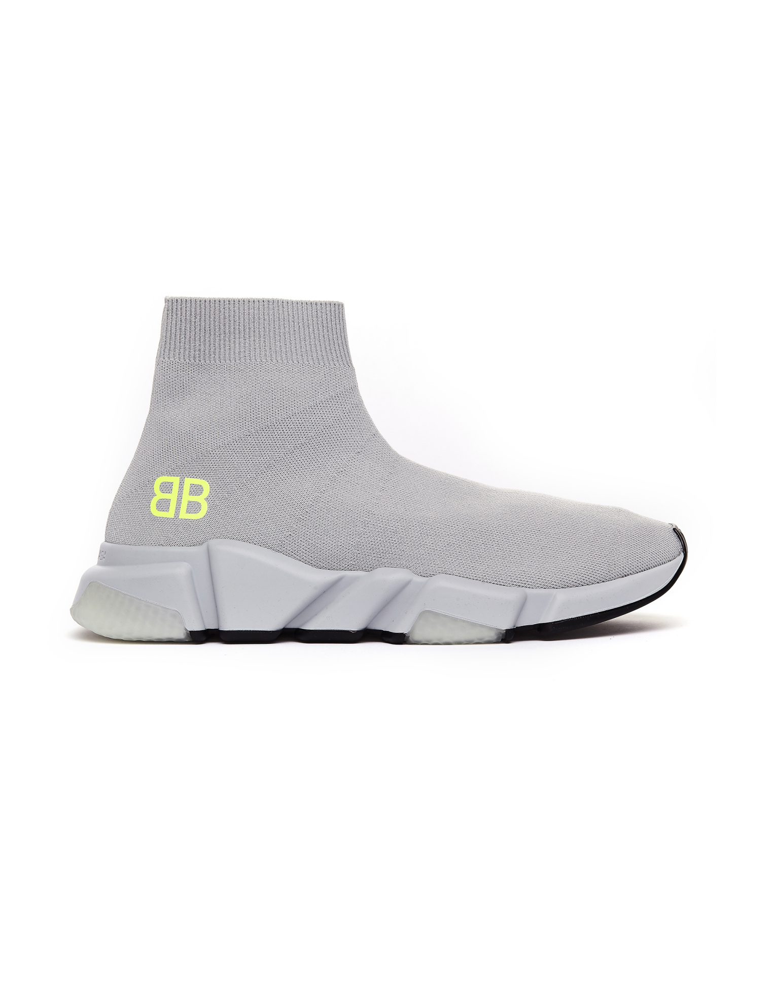 Balenciaga Speed Trainer Grey \'BB\' Sneakers