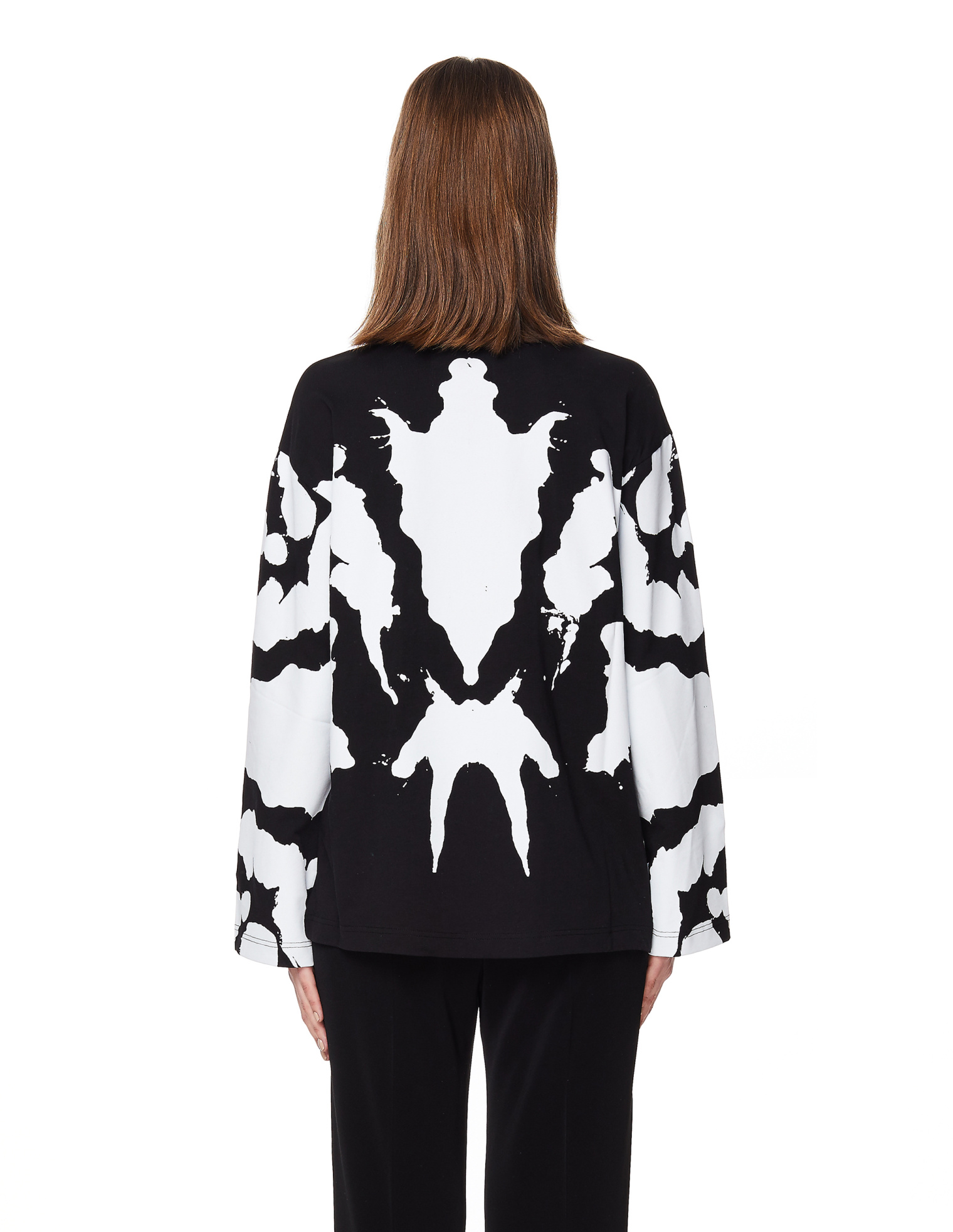 Youths in Balaclava Black Cotton Printed L/S T-Shirt