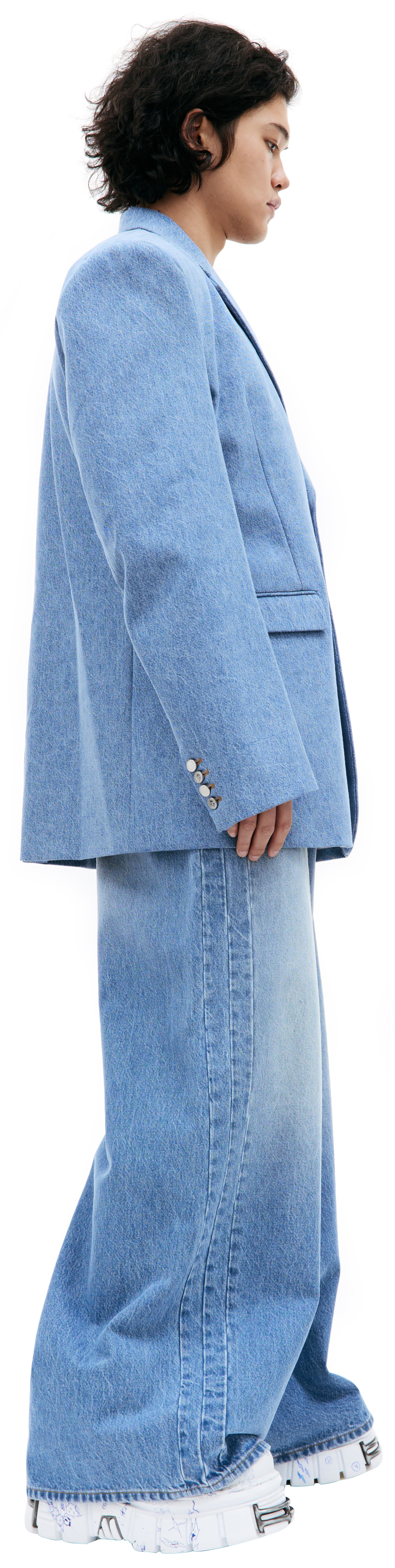 VETEMENTS Denim oversized blazer