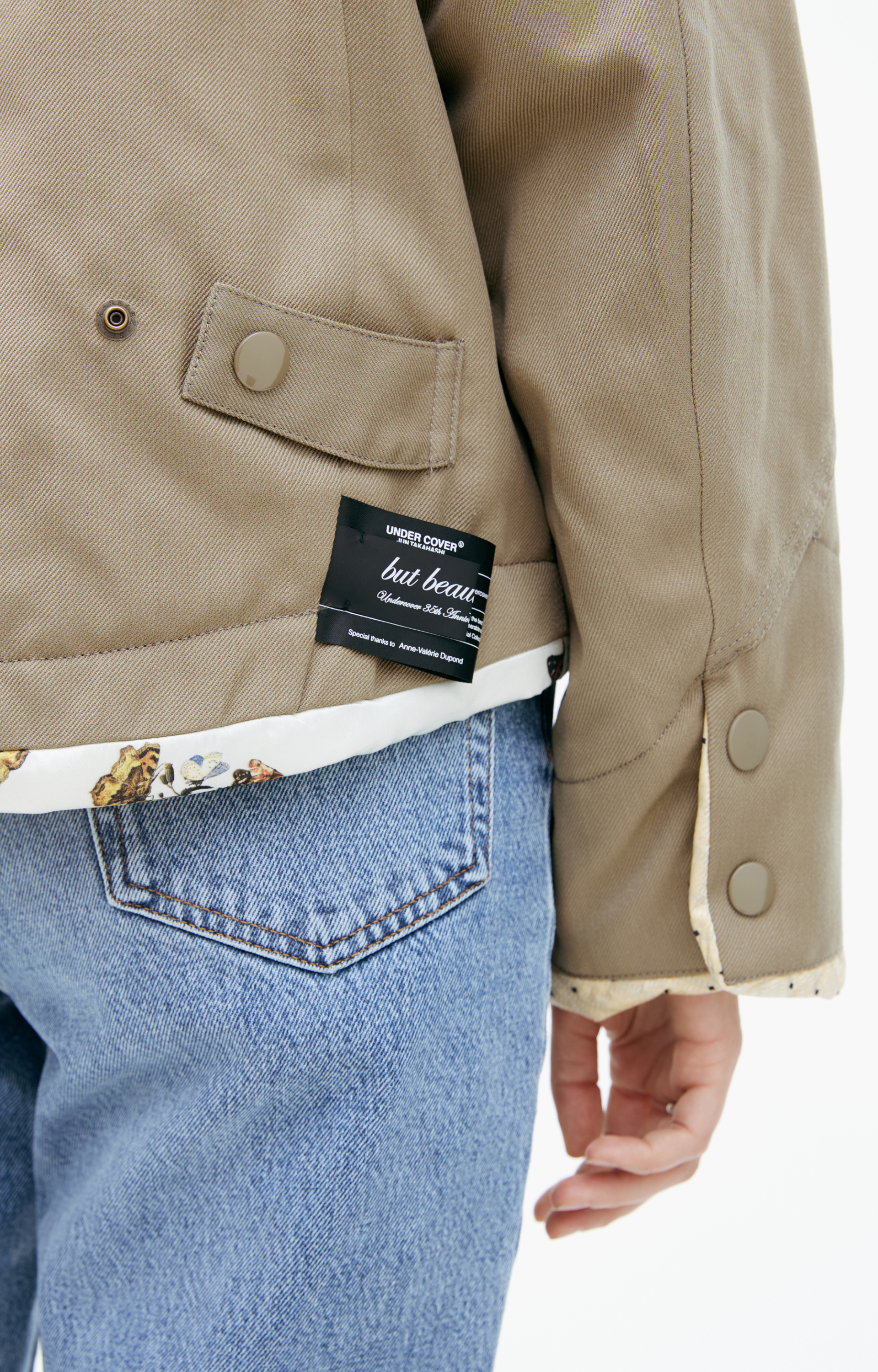 Undercover Jacket with lapel collar