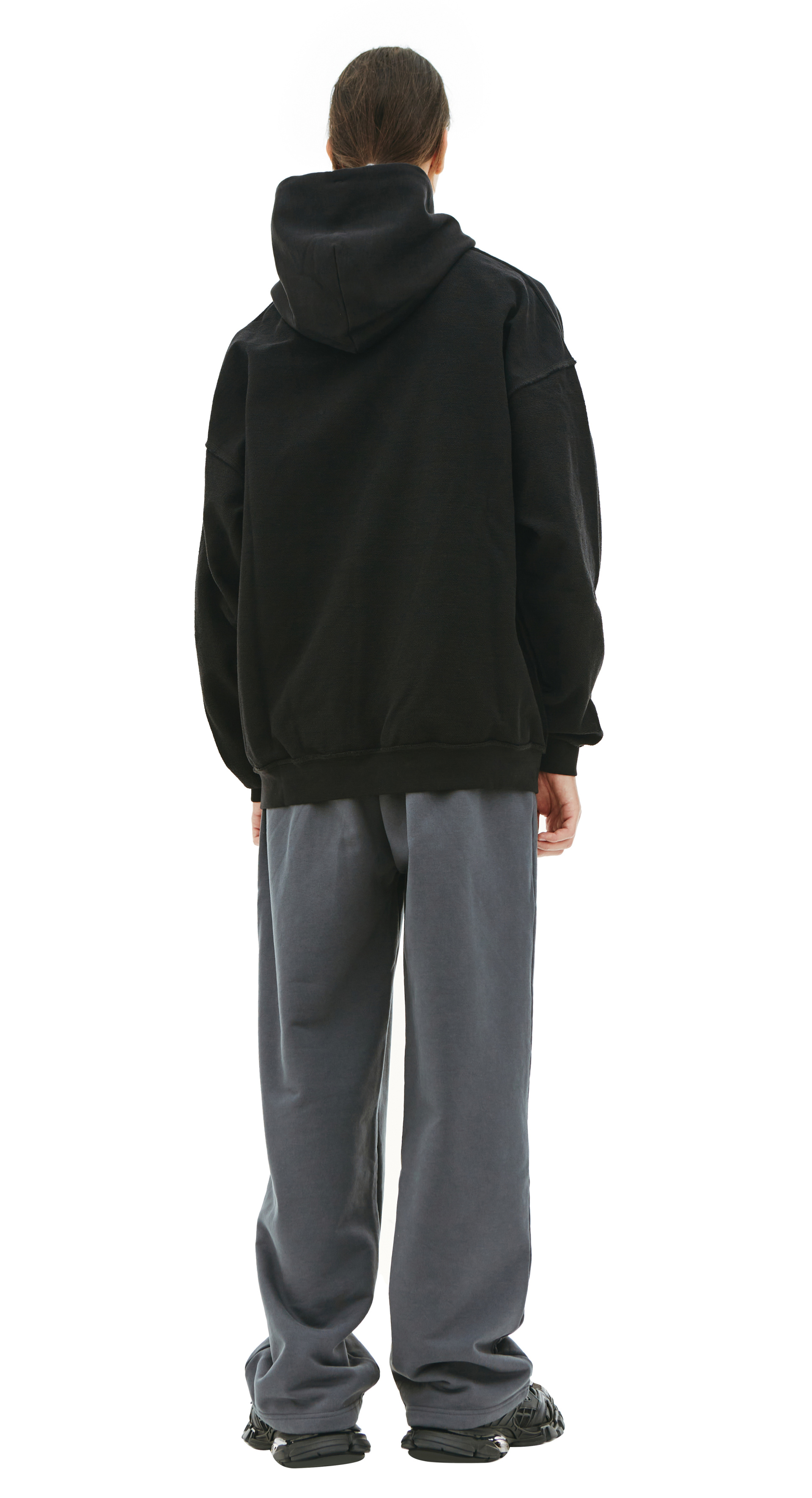 VETEMENTS Black inside-out hoodie