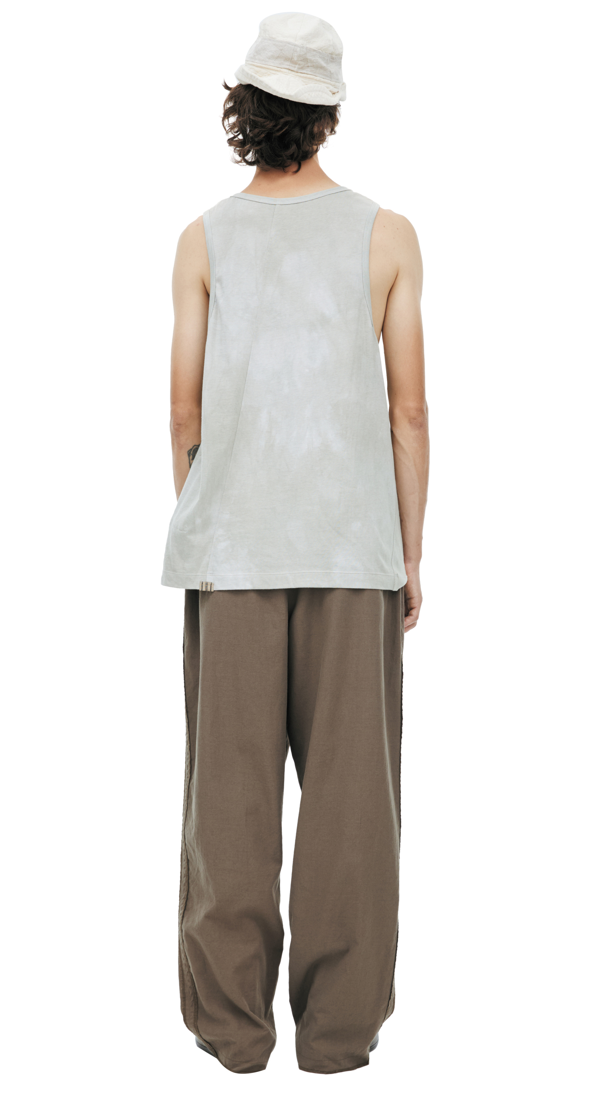 Ziggy Chen Grey tank top with straps