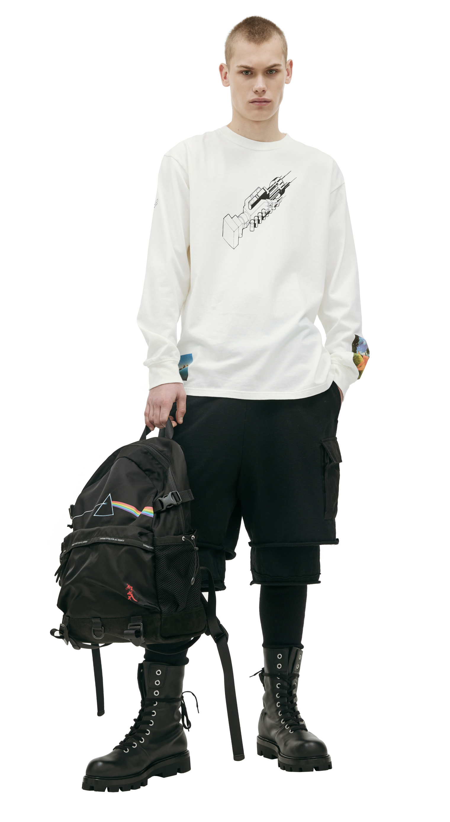 Undercover Pink Floyd printed backpack
