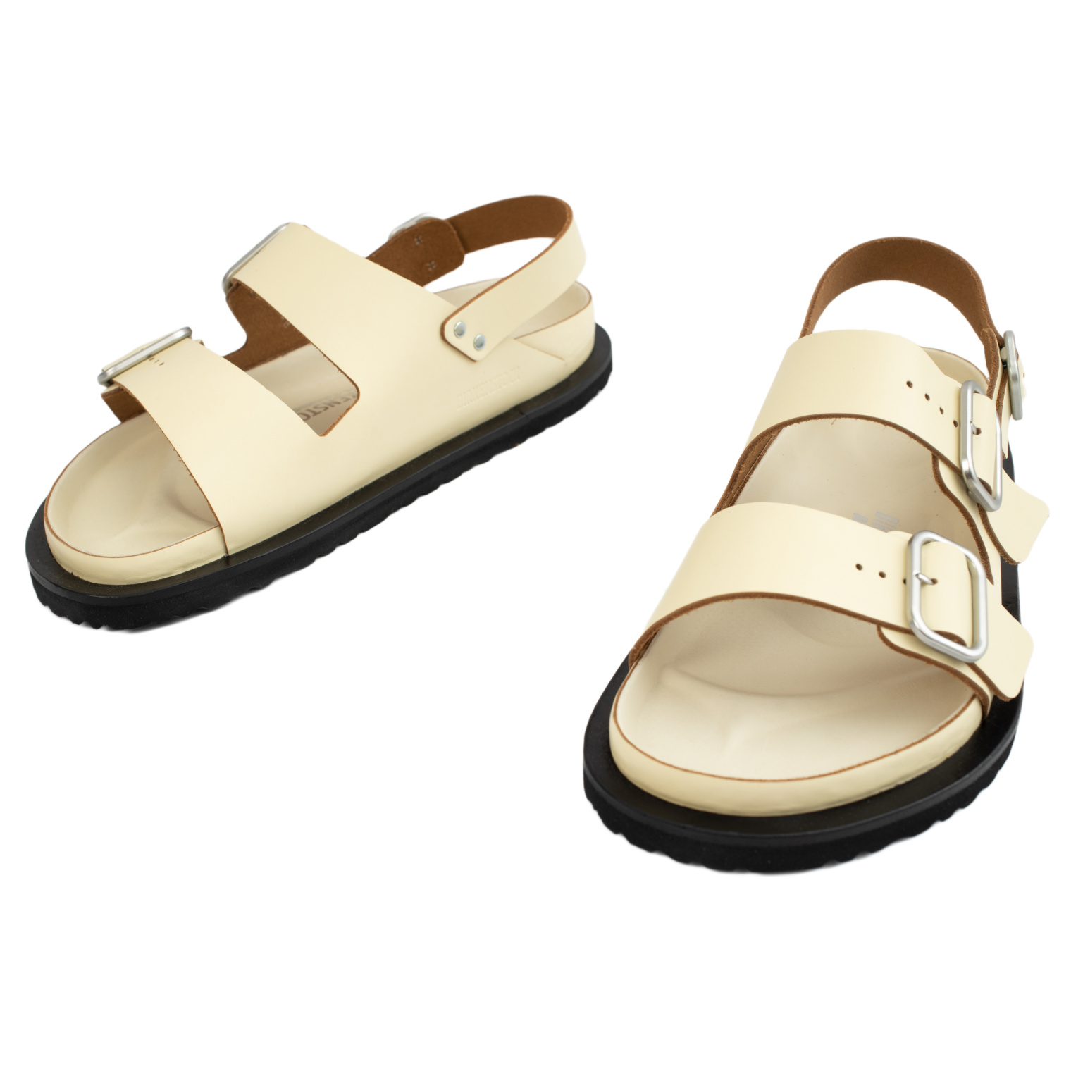 Jil Sander Бежевые сандалии JIL SANDER x Birkenstock