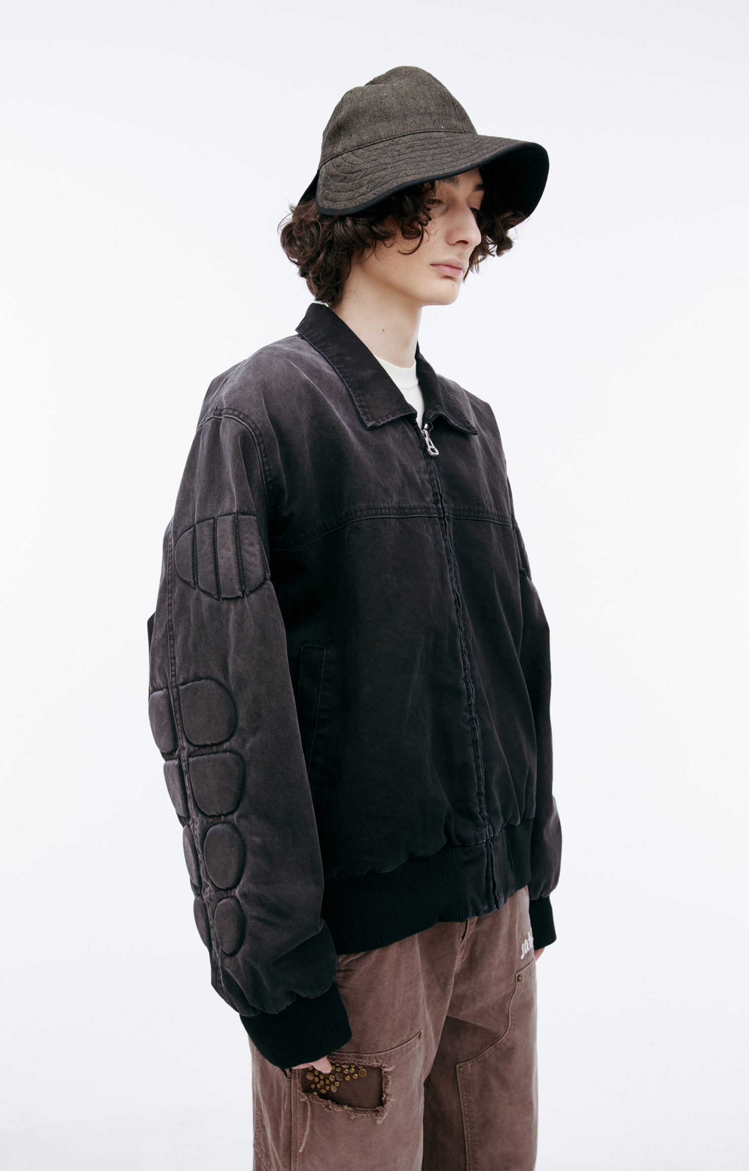 Satoshi Nakamoto Black zip up jacket