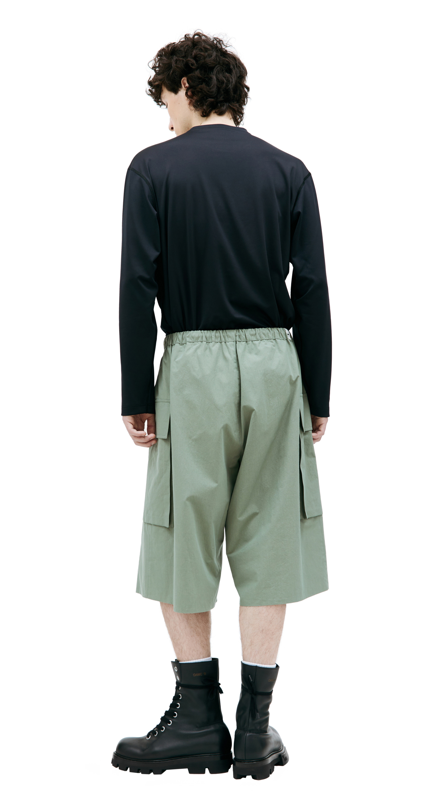 Jil Sander Wide leg shorts with pockets