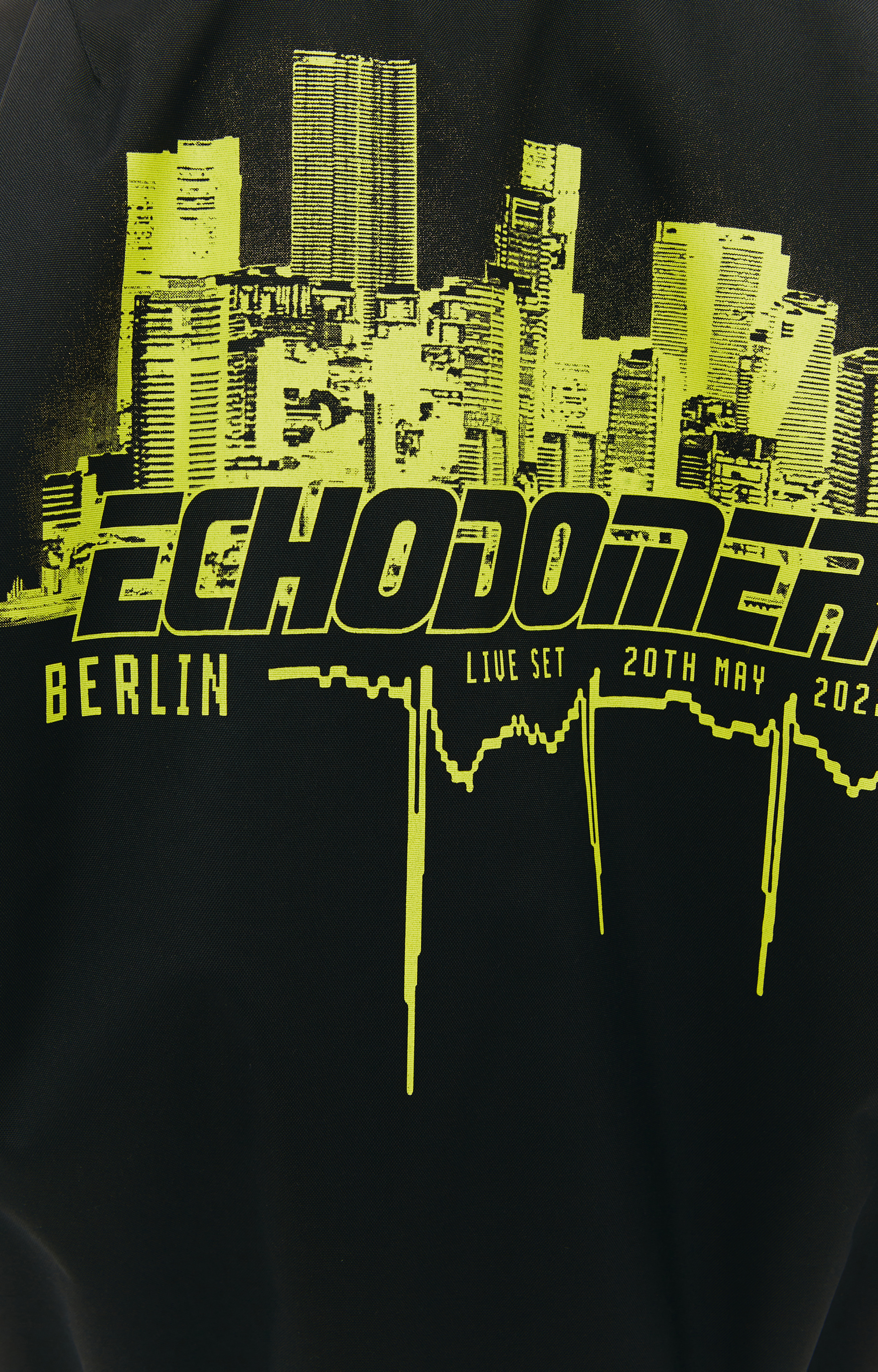 Raf Simons Echodomer Print Bomber Jacket