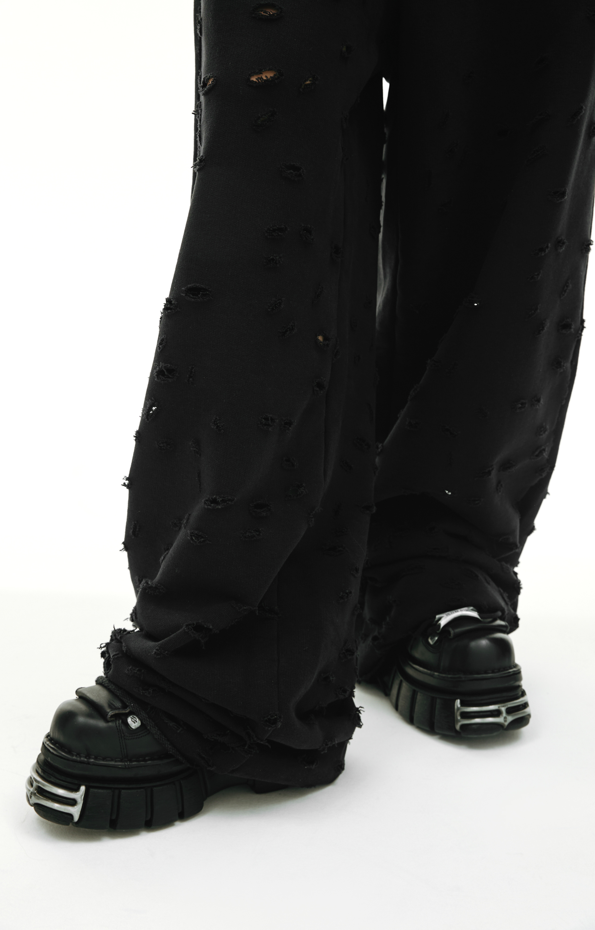 VETEMENTS Black baggy sweatpants