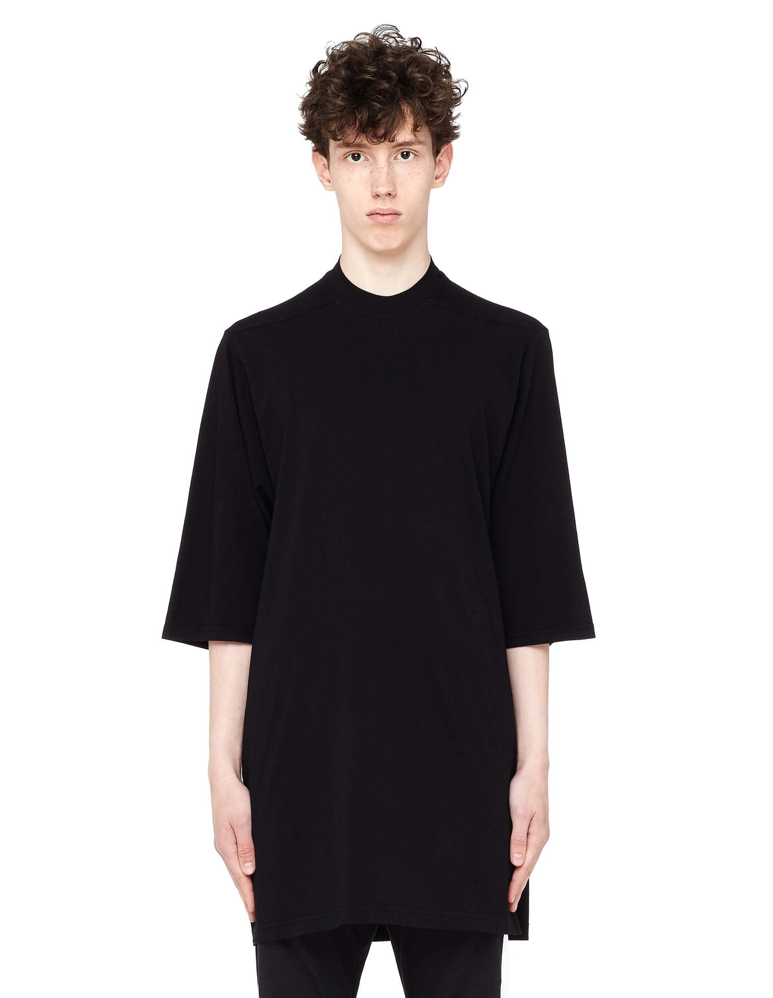 DRKSHDW by Rick Owens Хлопковая футболка с расклешенными рукавами