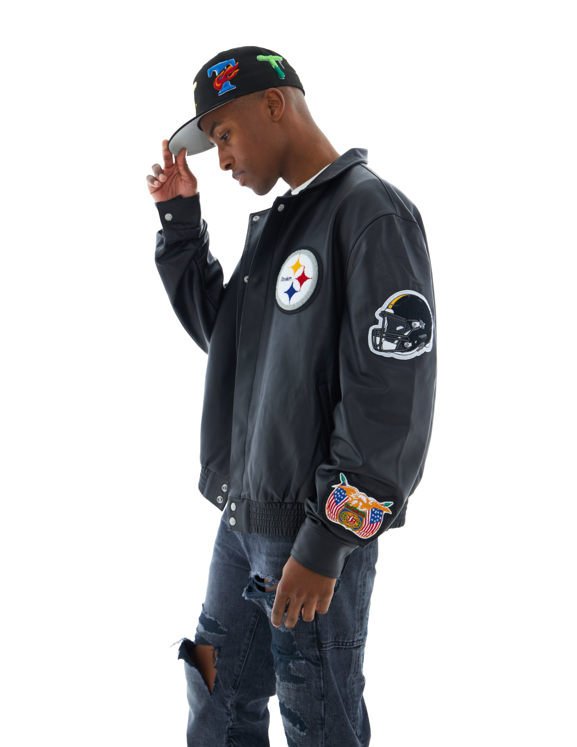 Jeff Hamilton Steelers Bomber Jacket