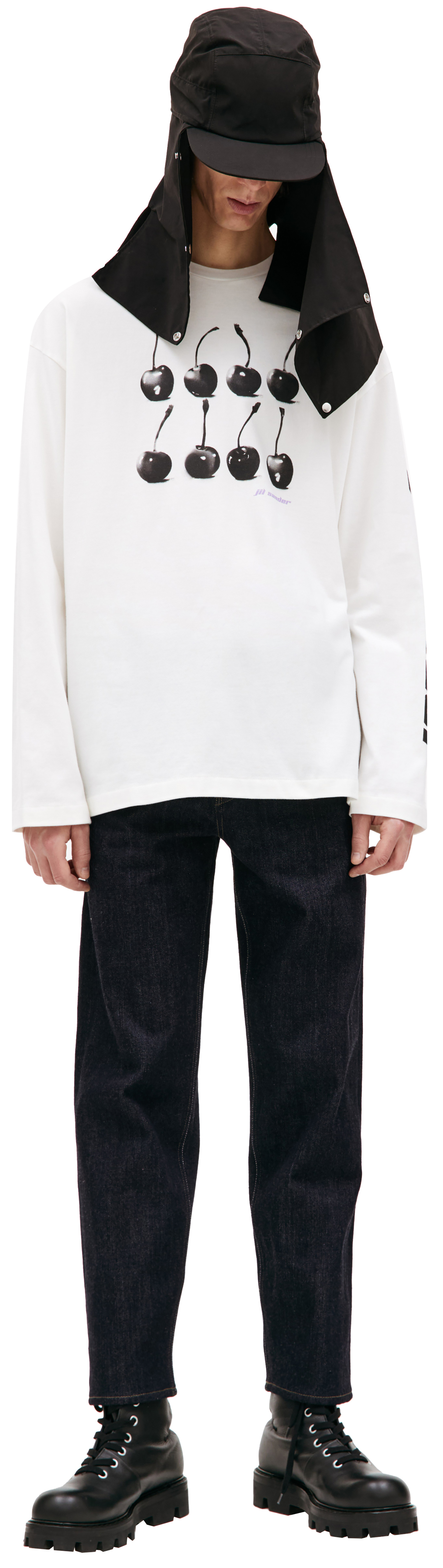 Jil Sander Cotton printed longsleeve