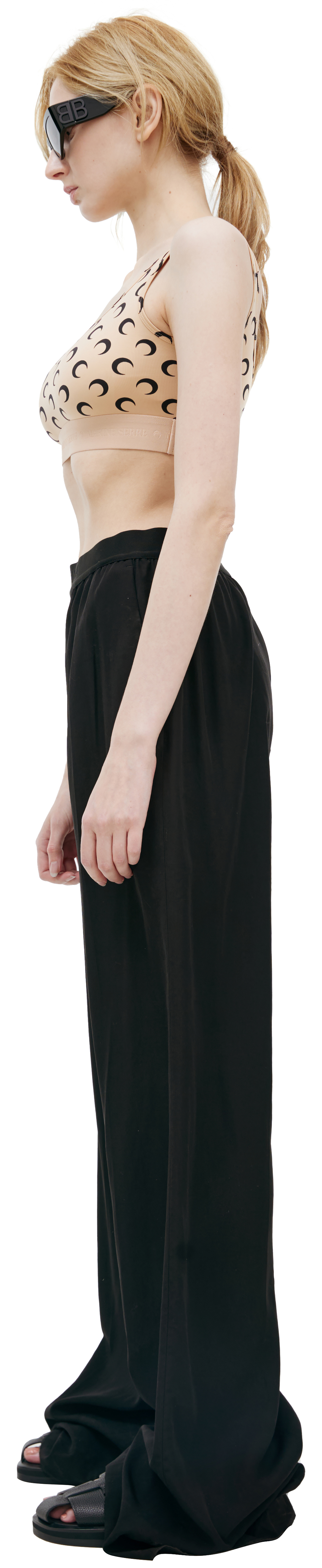 Balenciaga Black lyocell trousers