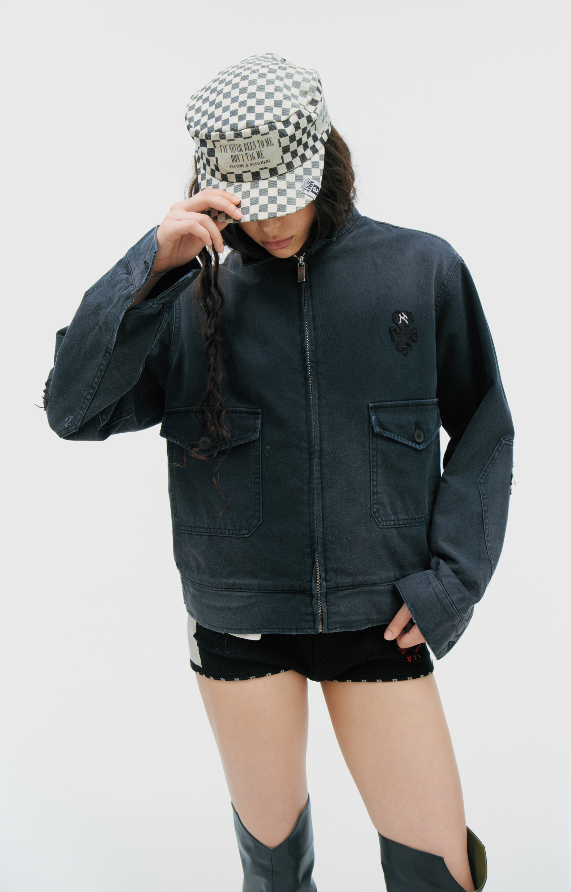Enfants Riches Déprimés Wash-effect jacket