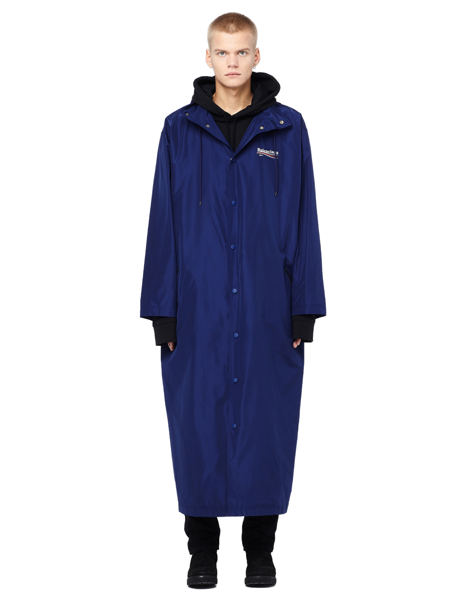 Balenciaga Logo raincoat