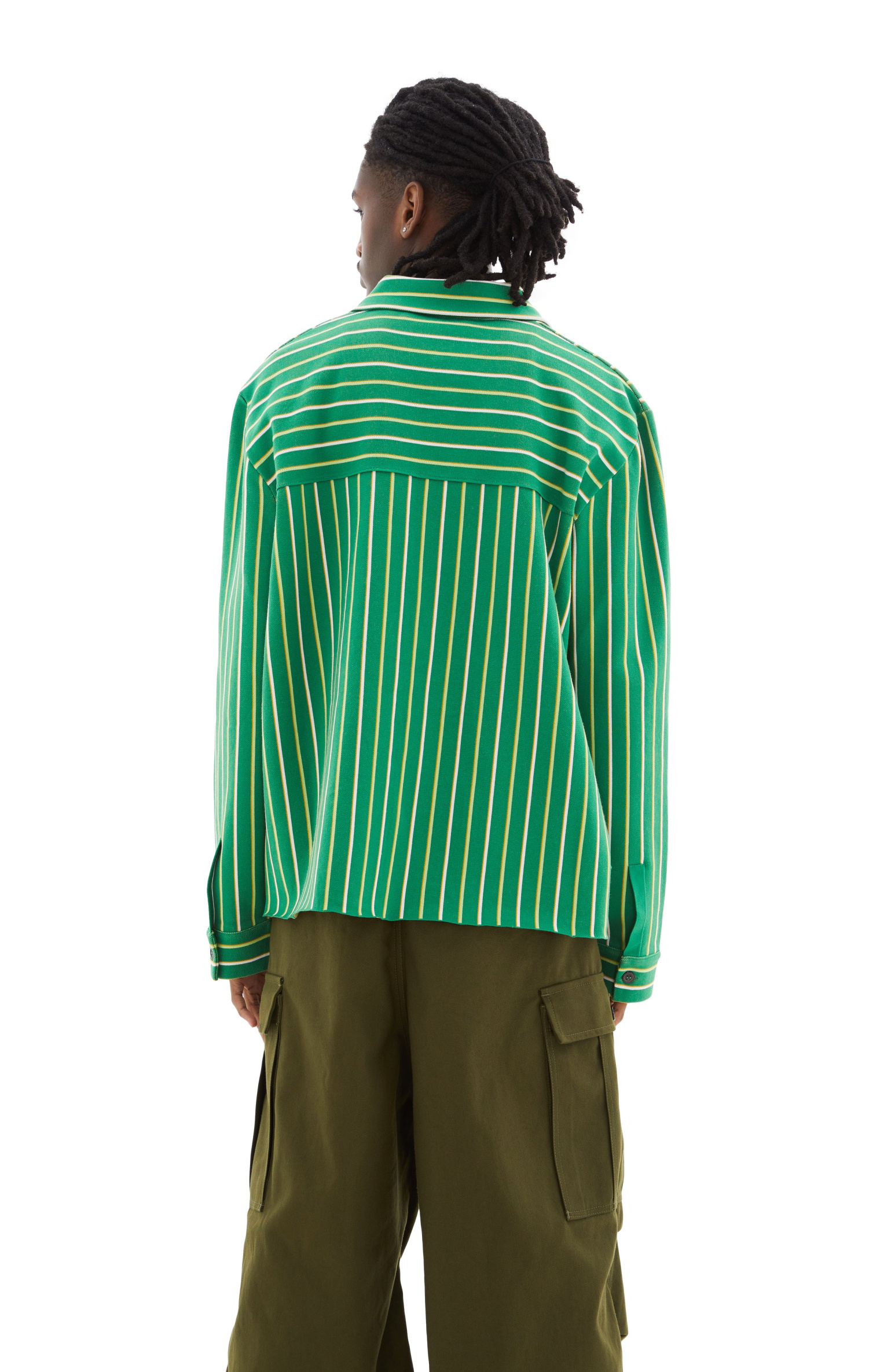 Marni Striped Techno Knit Shirt