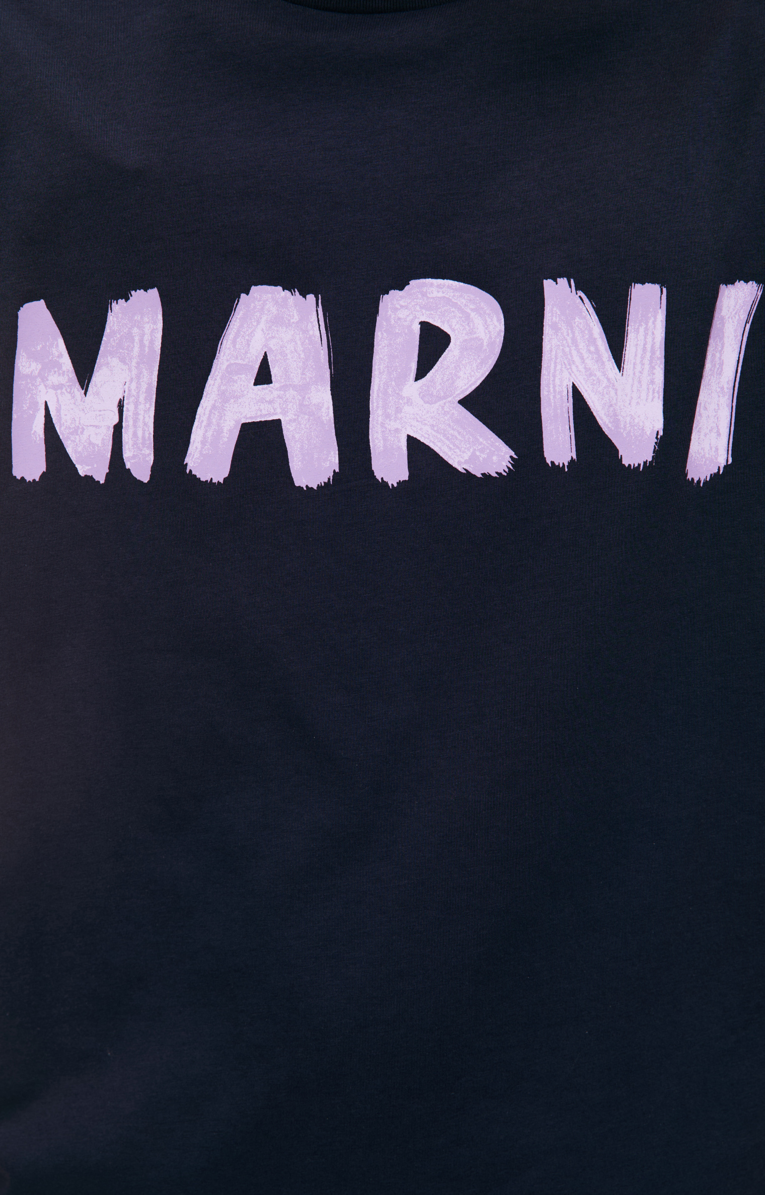 Marni Navy printed t-shirt