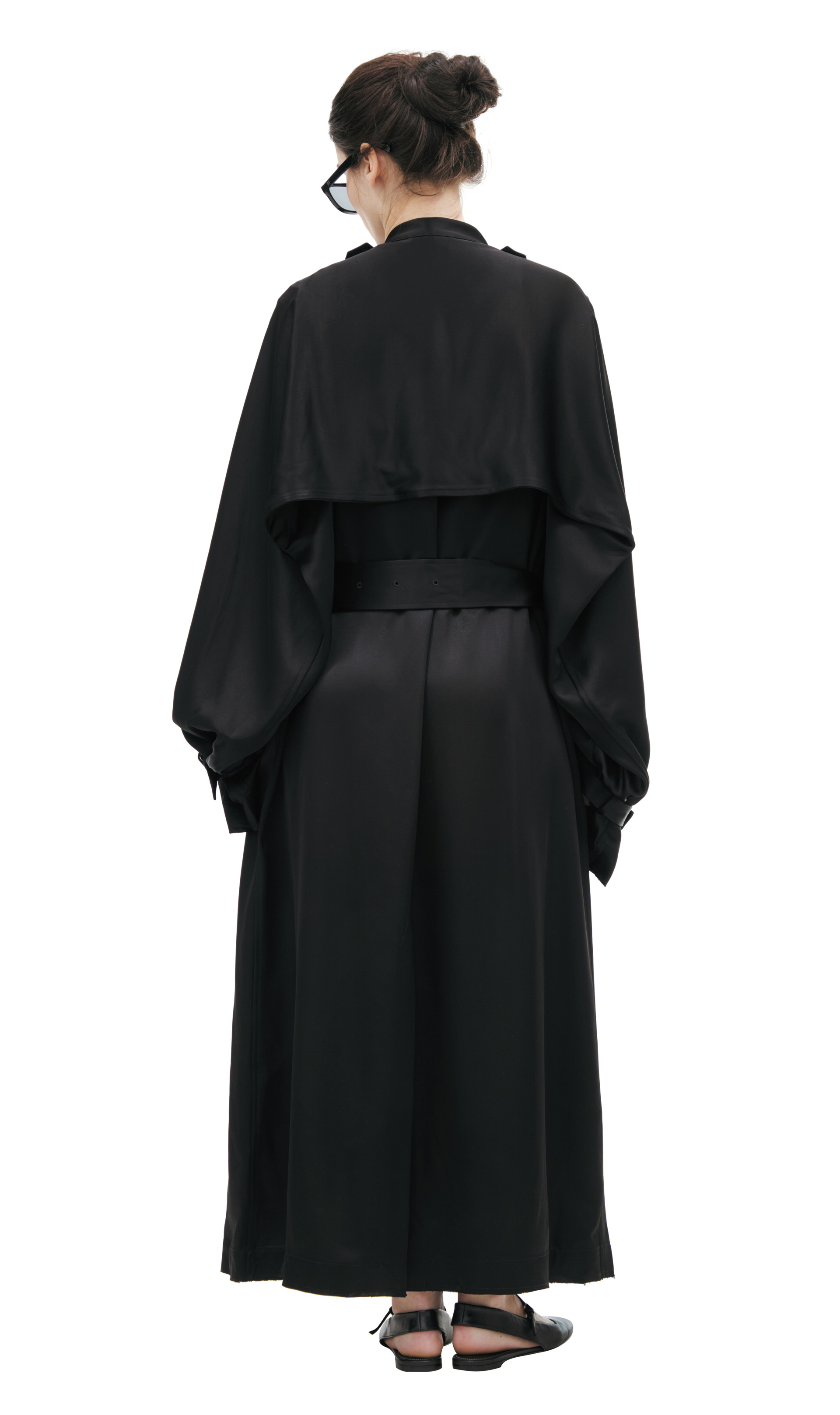 TOTEME Double-breasted viscose trench coat