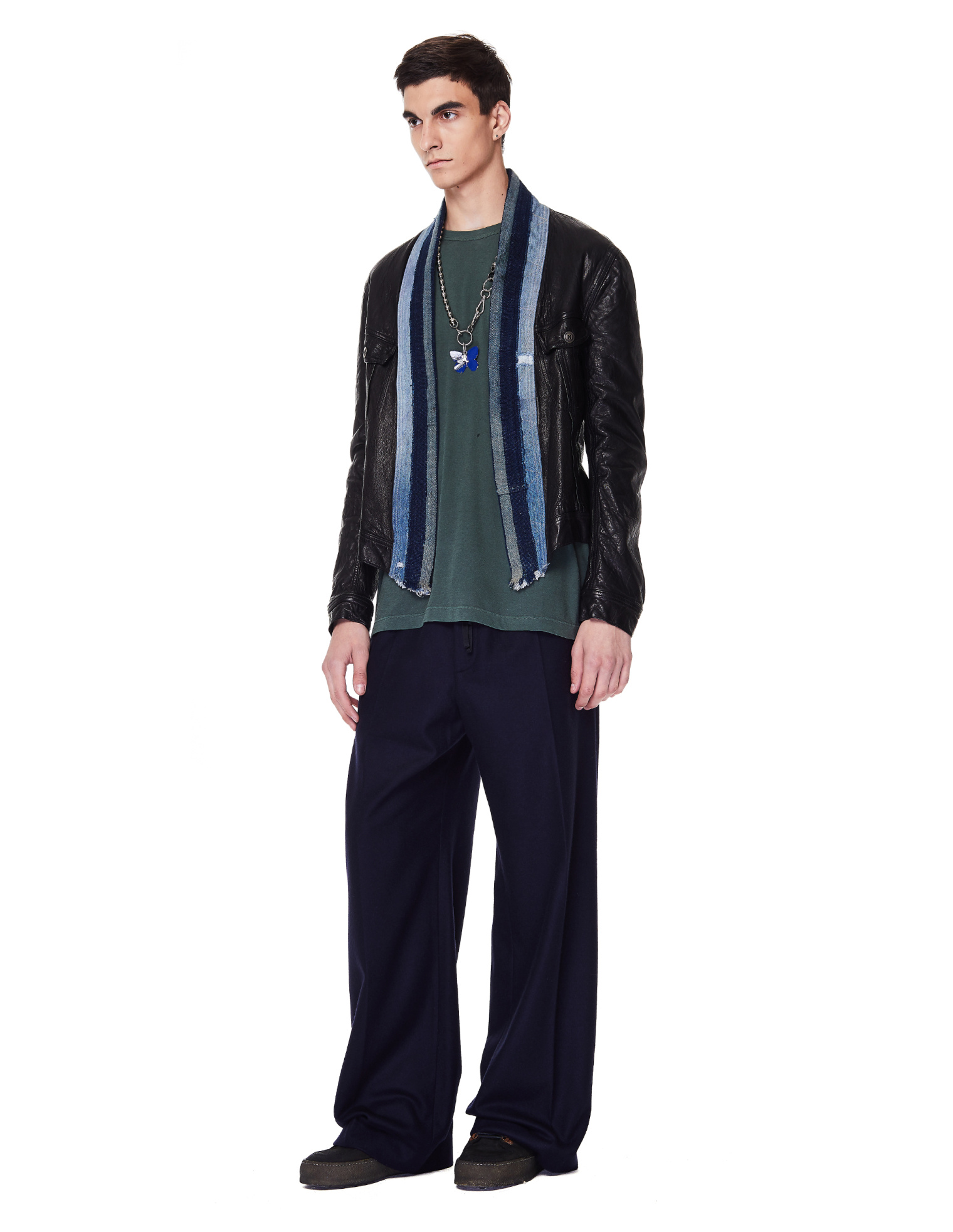 James Perse Green Cotton L/S T-Shirt
