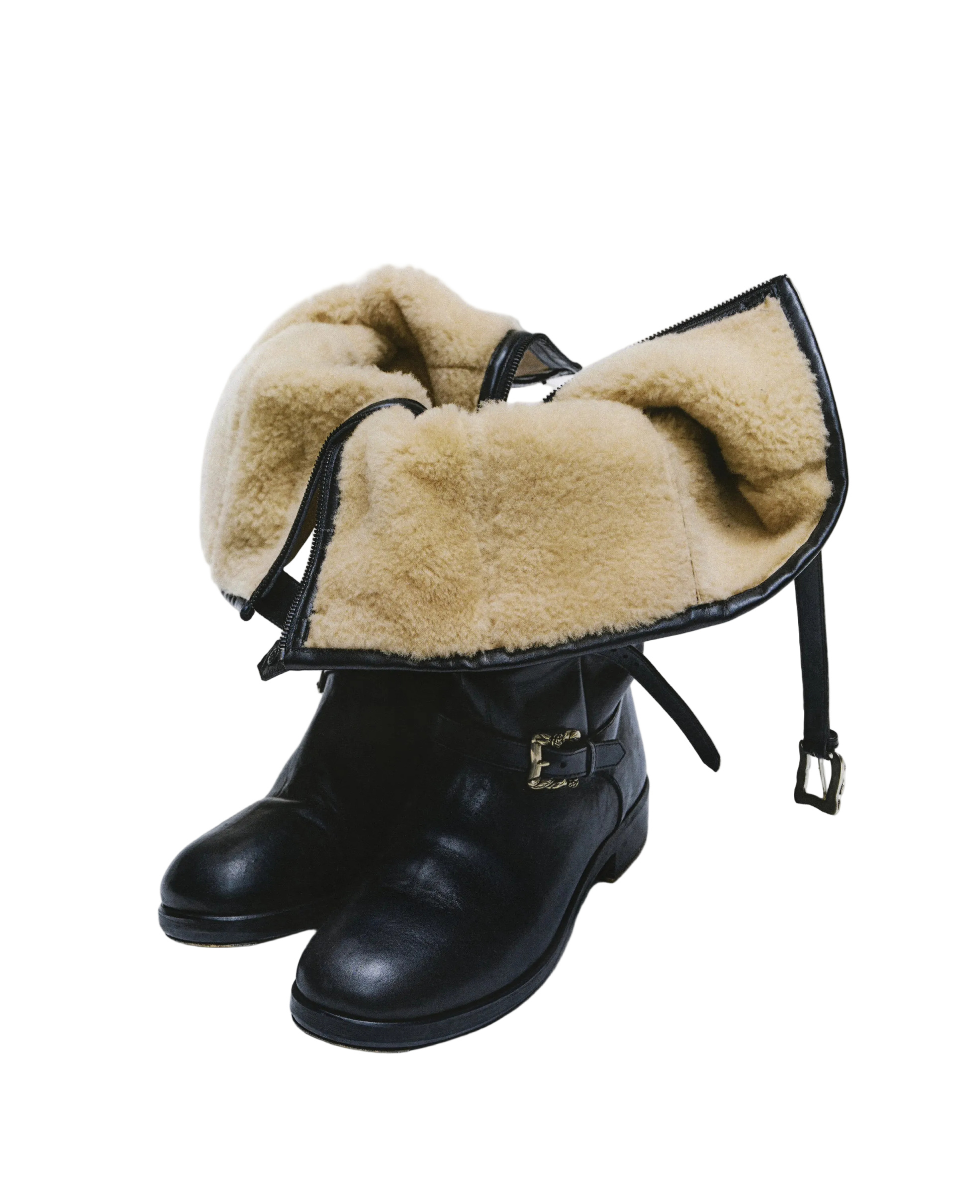 Enfants Riches Déprimés Leather boots with inserts