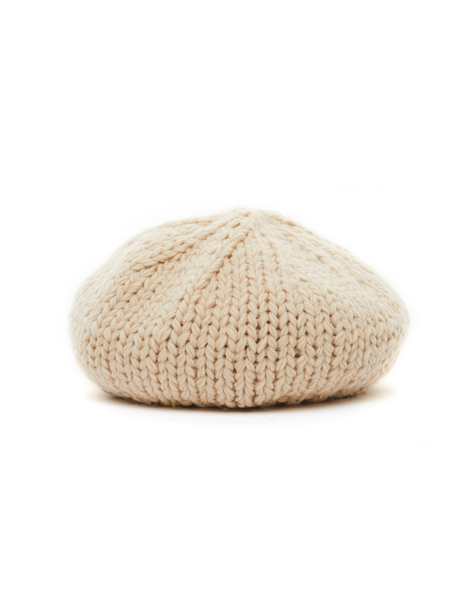 Undercover Beige Wool Beret