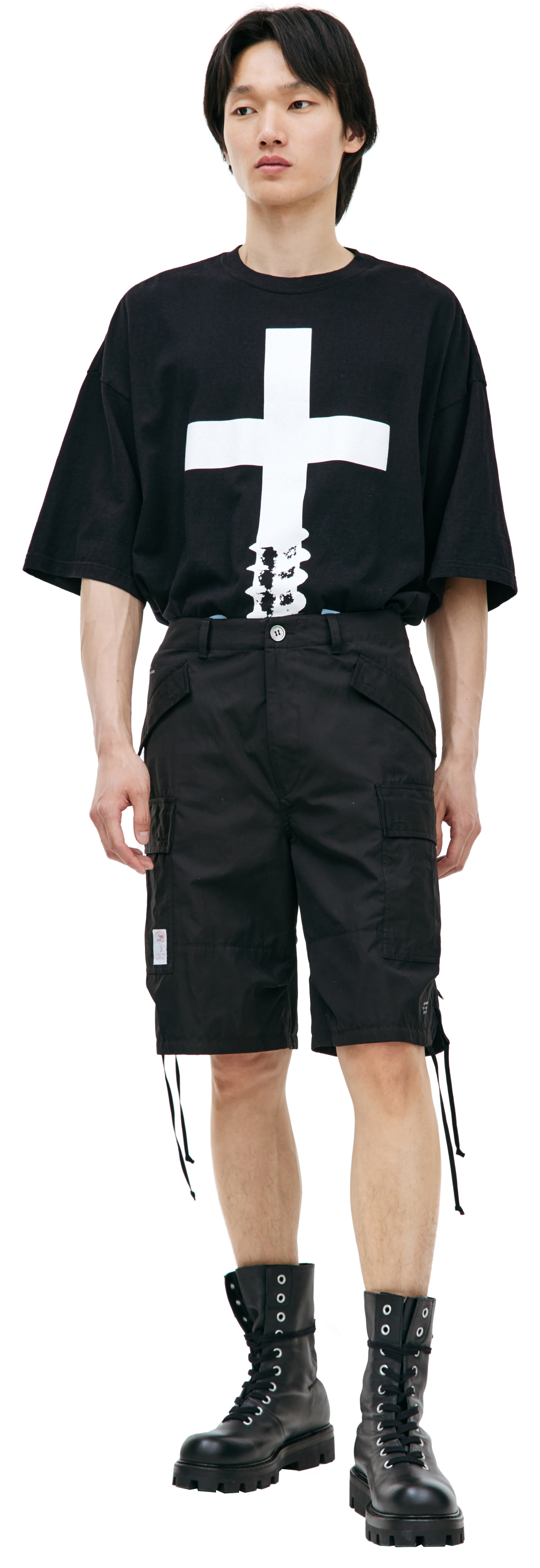 Undercover Black cargo shorts